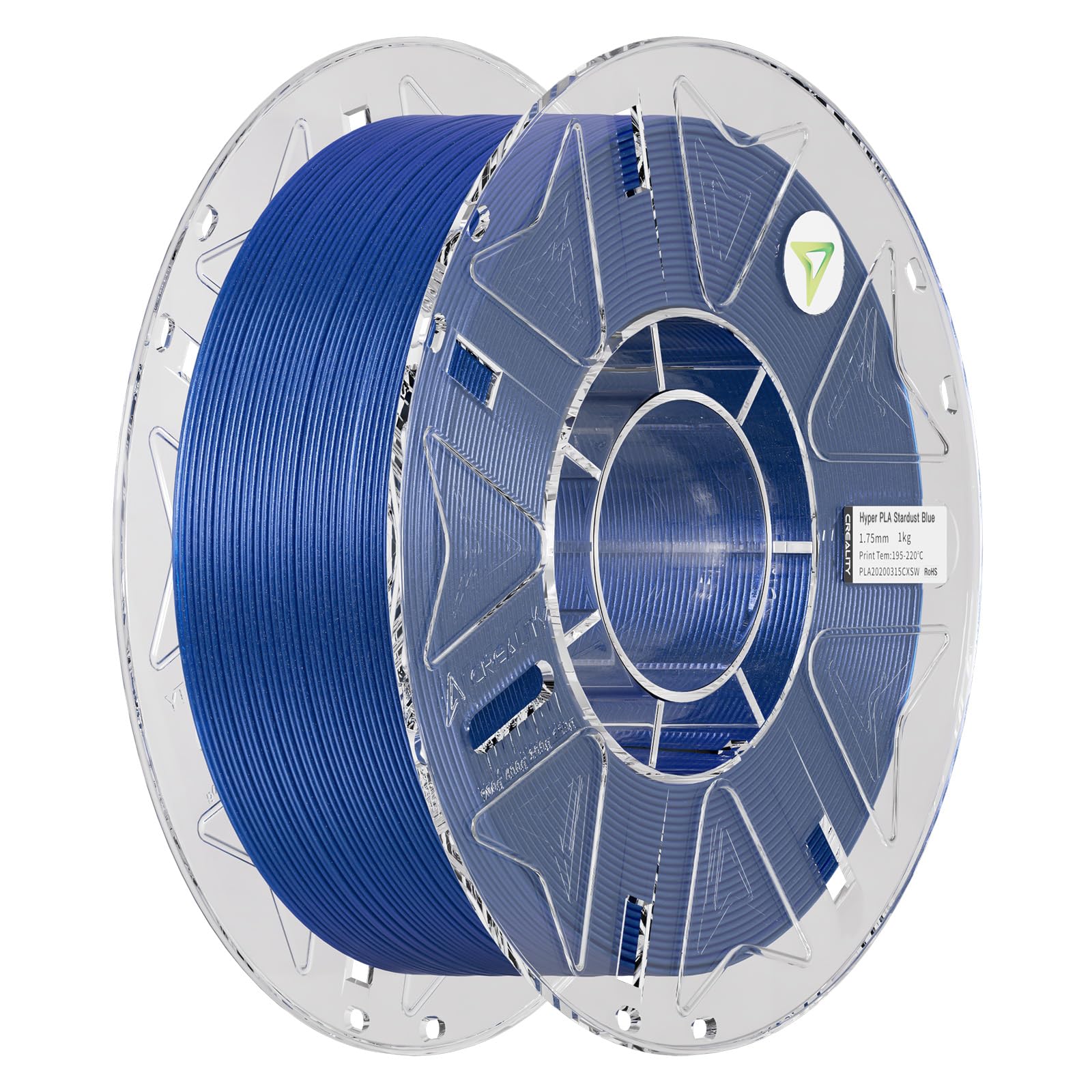 Creality PLA Starry Galaxy 3D Printer Filament, 1.75mm Sparkle PLA, Shimmering Stardust Finish, High-Speed RFID Smart Filament, 