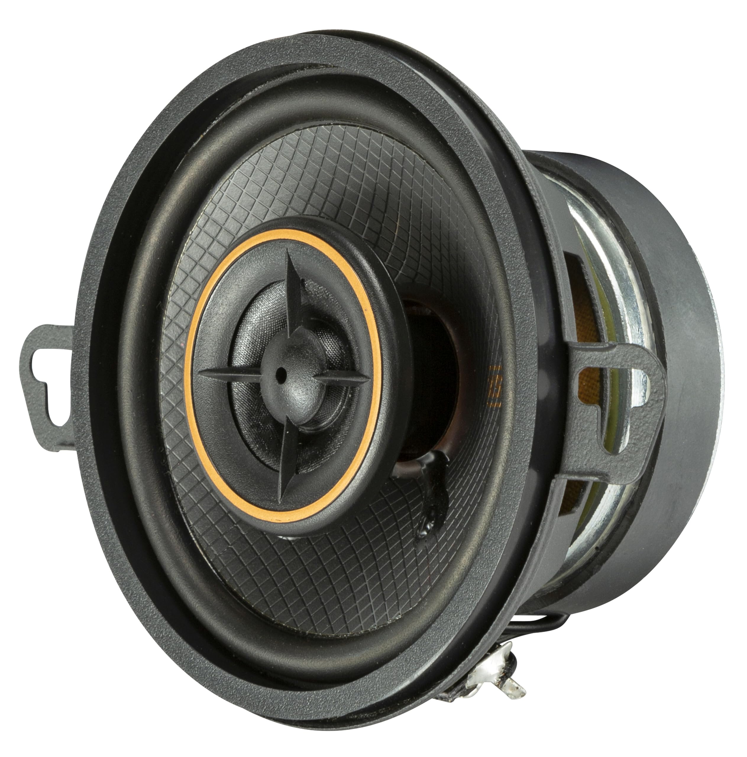 Kicker 51Ksc3504 Coaxial Speaker System, 2 Way Design, One (1) Pair, 3.5'' (89Mm) Polypropylene Woofer/Midrange, 1/2'' (13Mm) Si