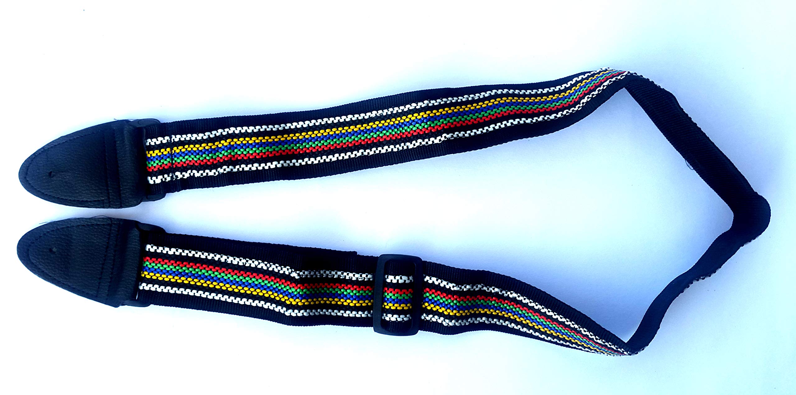 Adjustable Guitar Strap with Leather Ends