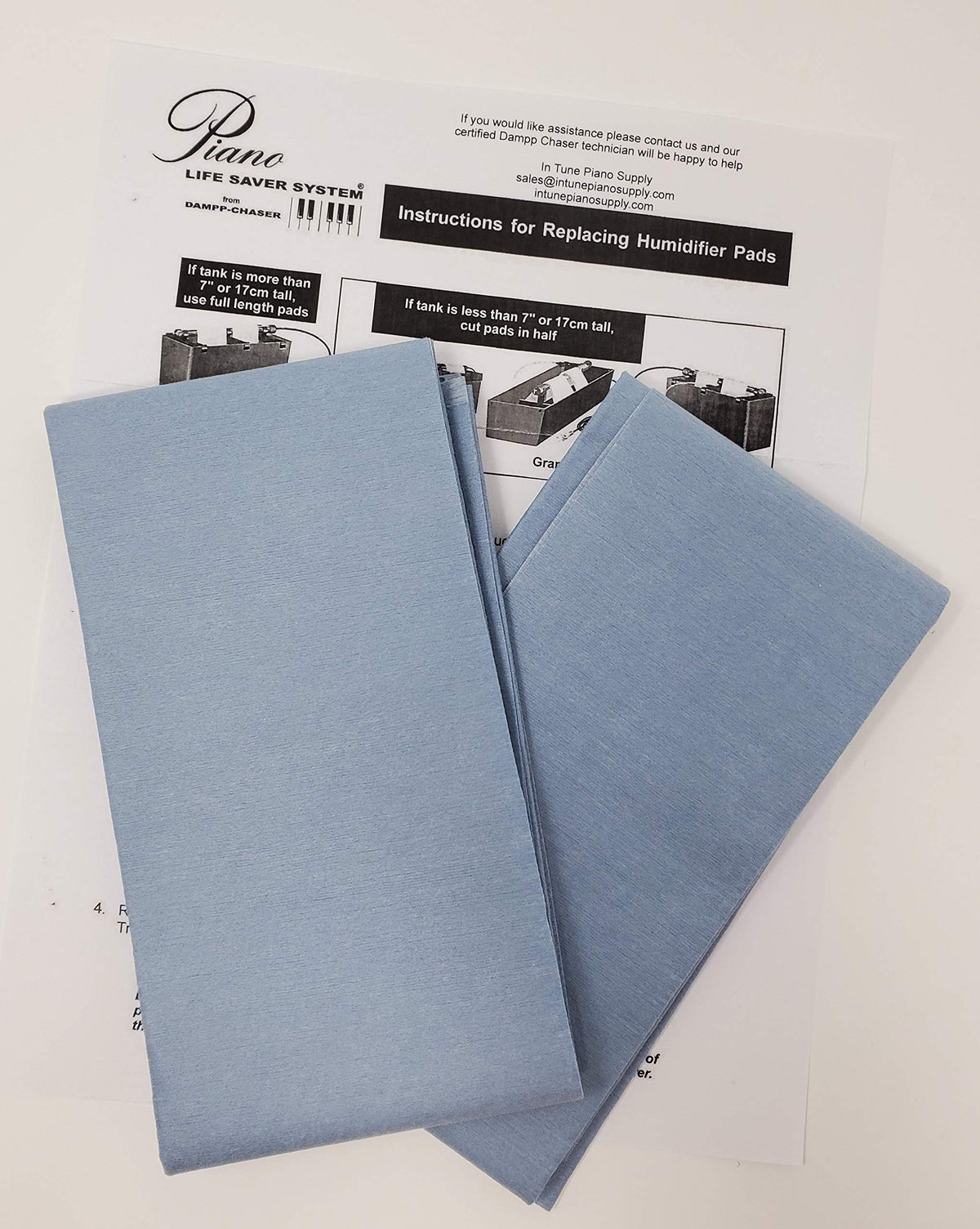 Dampp Chaser Piano Humidifier Replacement Pads