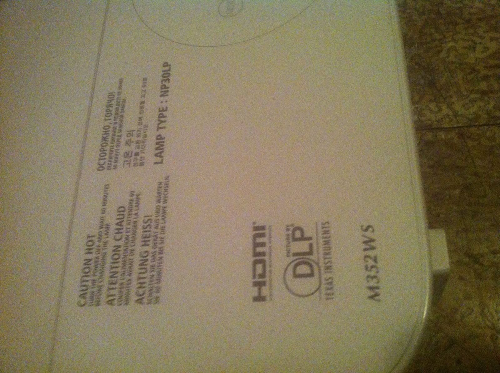 NEC NP M352WS Projector