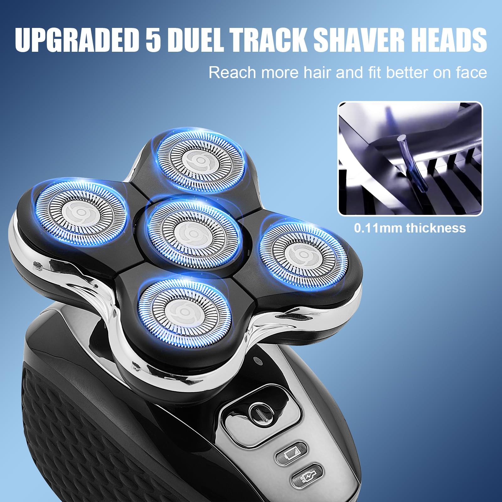 Shaver Replacment Heads Compatible With Remington Balder Pro Xr7000 Head Shaver (3 Packs)