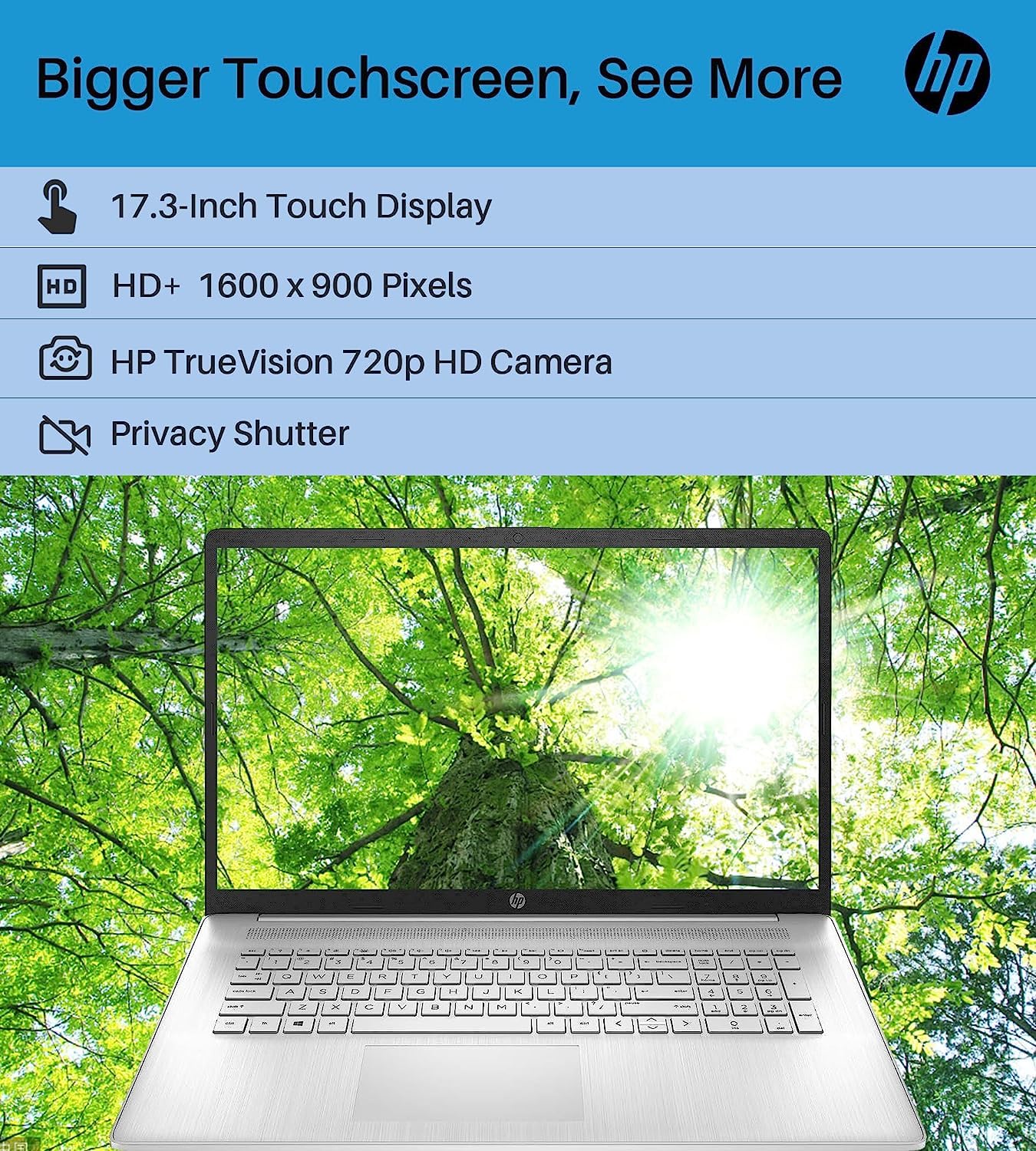 Hp 2023 Newest 17.3'' Hd Touchscreen Laptop, For Business And Students, Amd Ryzen 5 7530U (Beats I7 1165G7), 16Gb Ram, 1Tb Ssd,