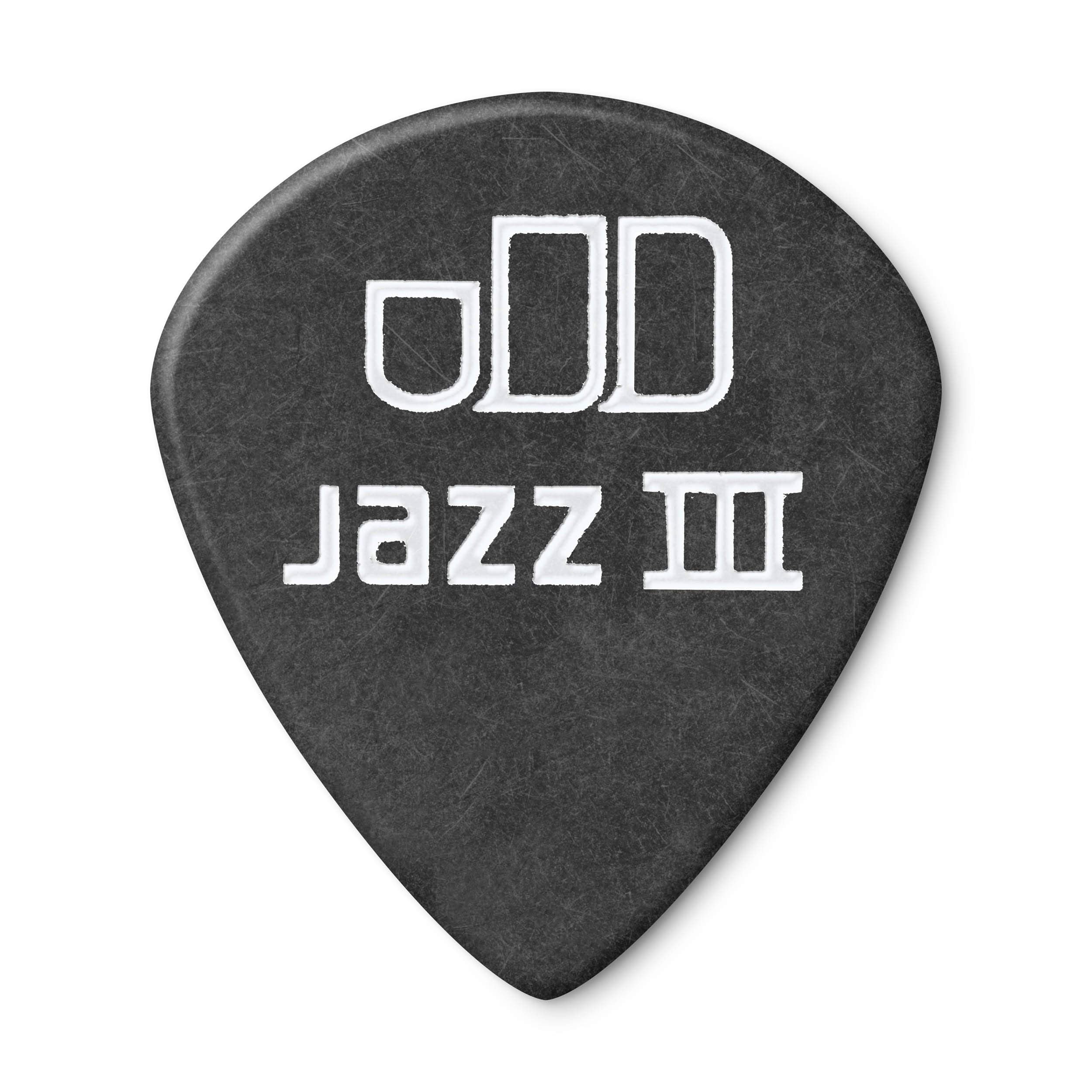Dunlop 482P1.35 Tortex� Pitch Black Jazz Iii, 1.35Mm, 12/Player'S Pack
