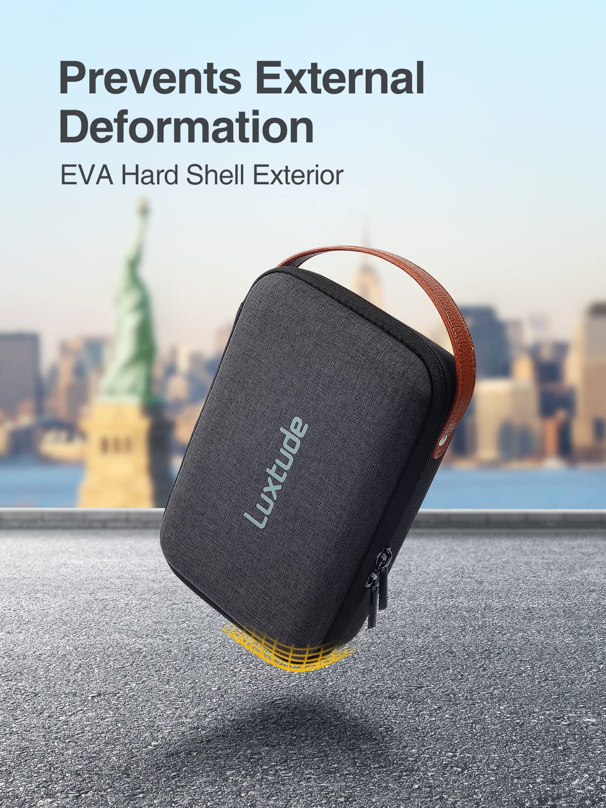 Luxtude Electronic Organizer Travel Case, Tech Organizer Travel Case, Portable Charger Organizer, Travel Cable Organizer, Small