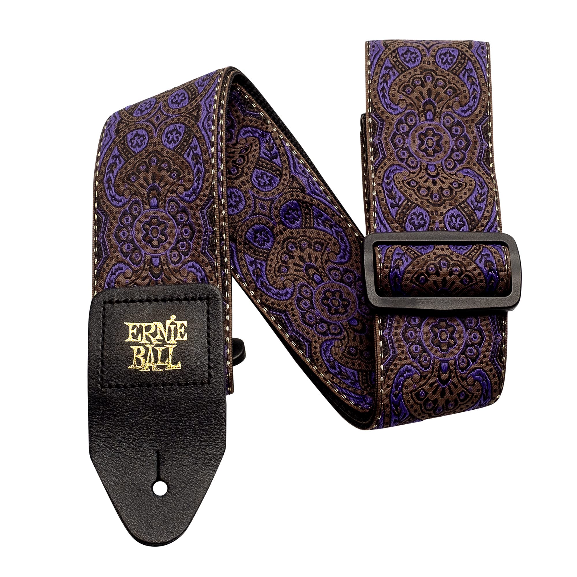 Ernie Ball Jacquard Guitar Strap, Purple Paisley (P04164)