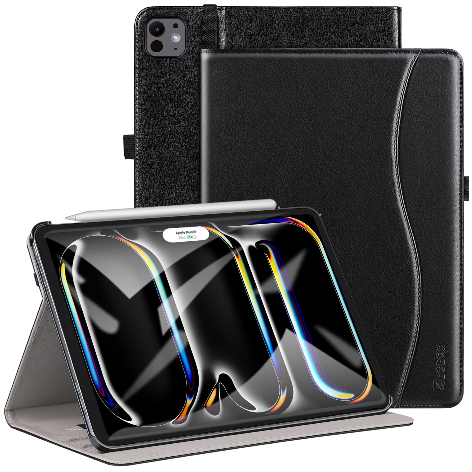 Ztotopcases For New Ipad Pro 11 Inch Case 2024 5Th Generation(M4), Premium Pu Leather Smart Cover With Auto Wake/Sleep,Multiple
