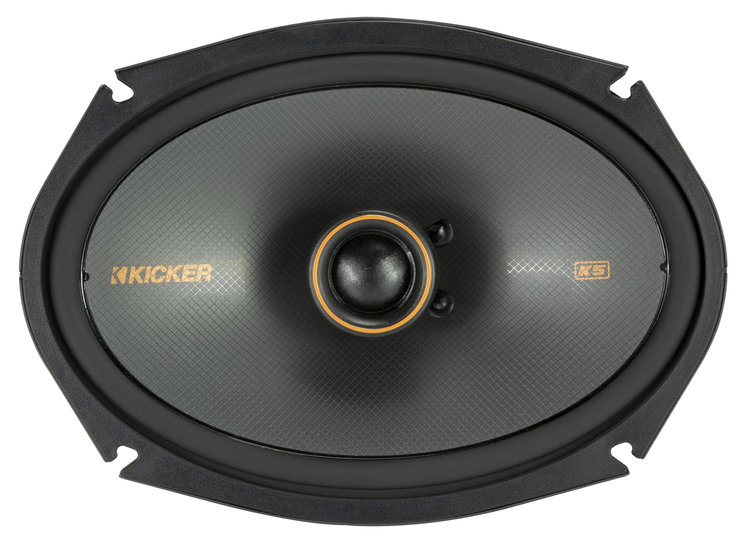Kicker 51Ksc6904 Coaxial Speaker System, 2 Way Design, One (1) Pair, 6'' X 9'' (160Mm X 230Mm) Polypropylene Woofer/Midrange, 1'