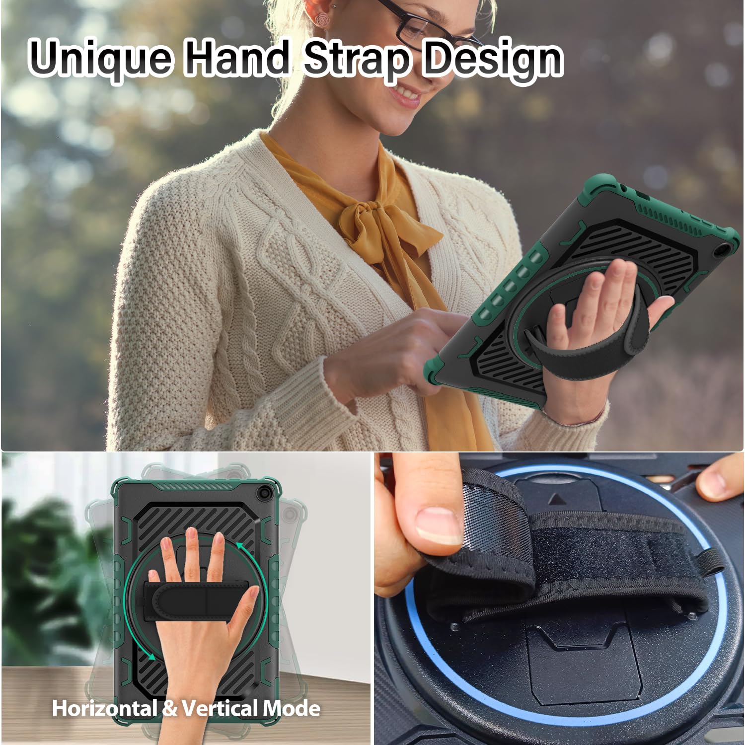 Tasskto For(2023 Release Tabletflre 10 Inch Case 13Th Generation, Also For 10In Sony Nokia