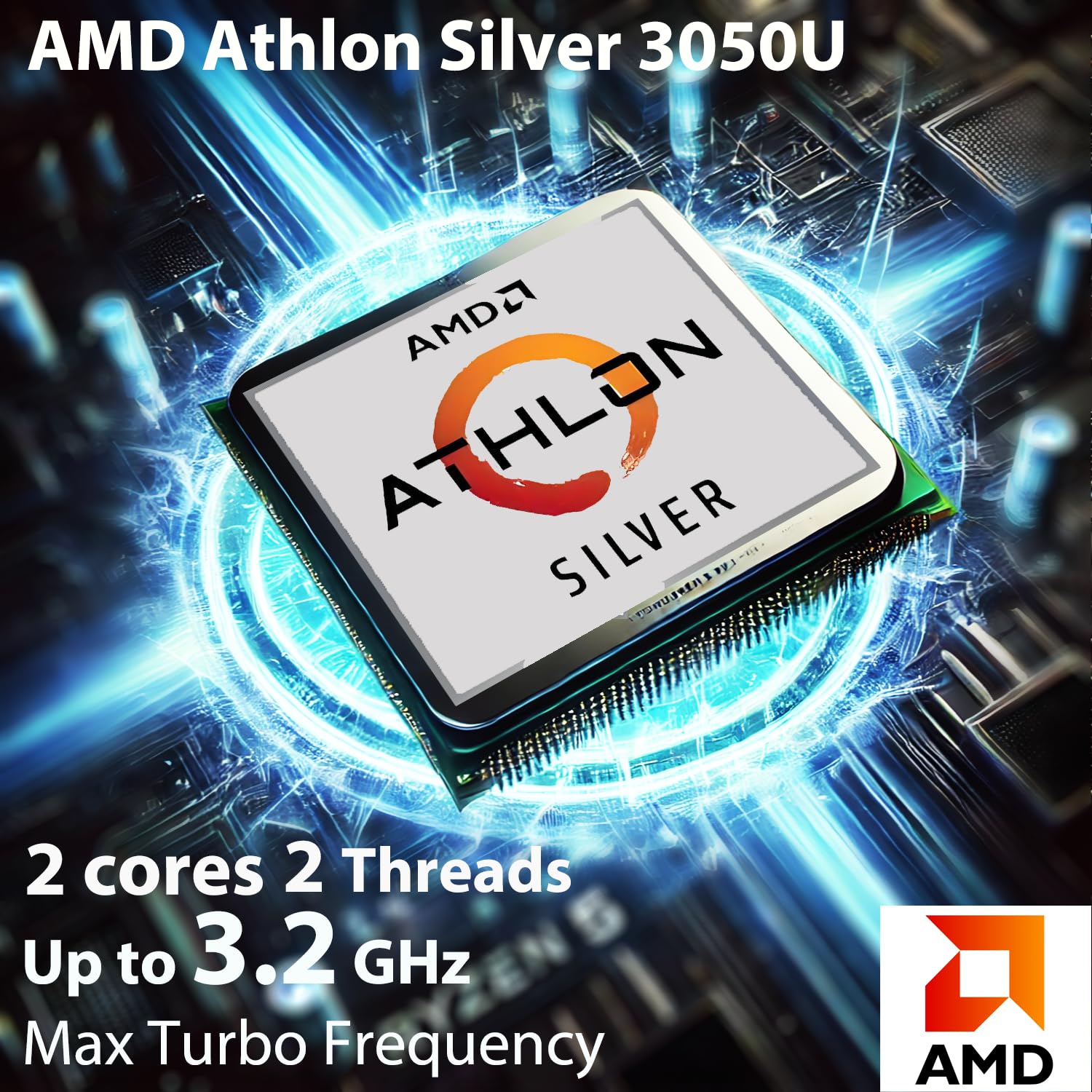 Hp 15 Laptop, 8Gb Ram, 512Gb Pcie Ssd, 15.6'' Fhd 1080P Ips Display, Amd Athlon Silver 3050U Processor, Amd Radeon Graphics, Eth