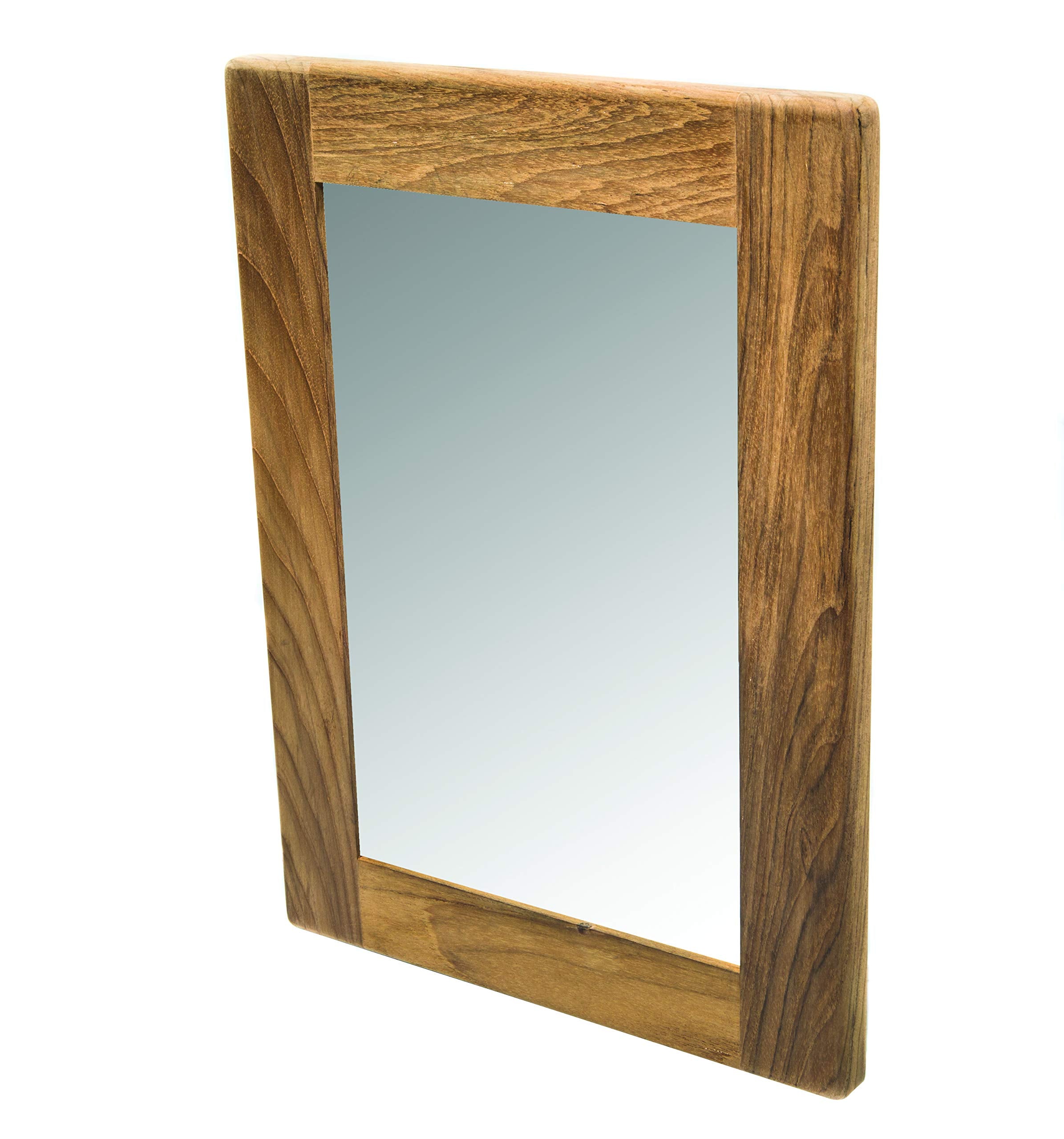 Whitecap 62544 Teak Rectangular Mirror - 11'' W X 15'' H,WBHOMB00KOEH62W