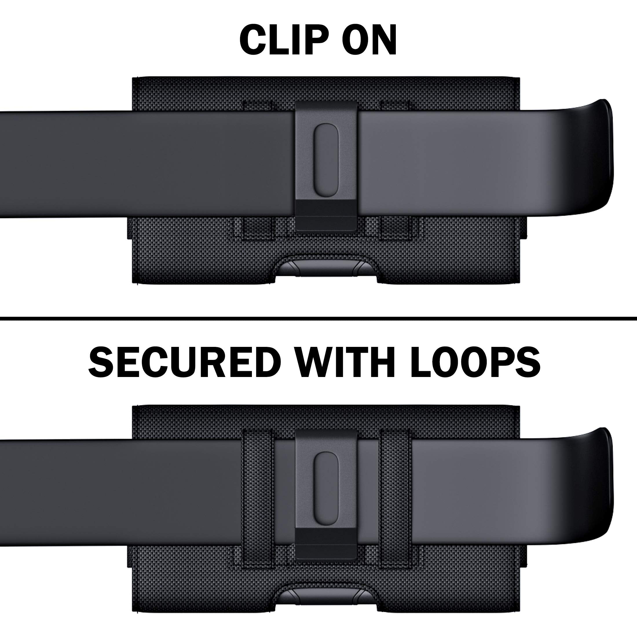 Debin Holster For Iphone 16 Plus 16 Pro Max 15 Plus Promax 14 Plus 13Pro Max 12 Max 11 Xs Max 8 Plus 7 Plus, Nylon Cell Phone Be