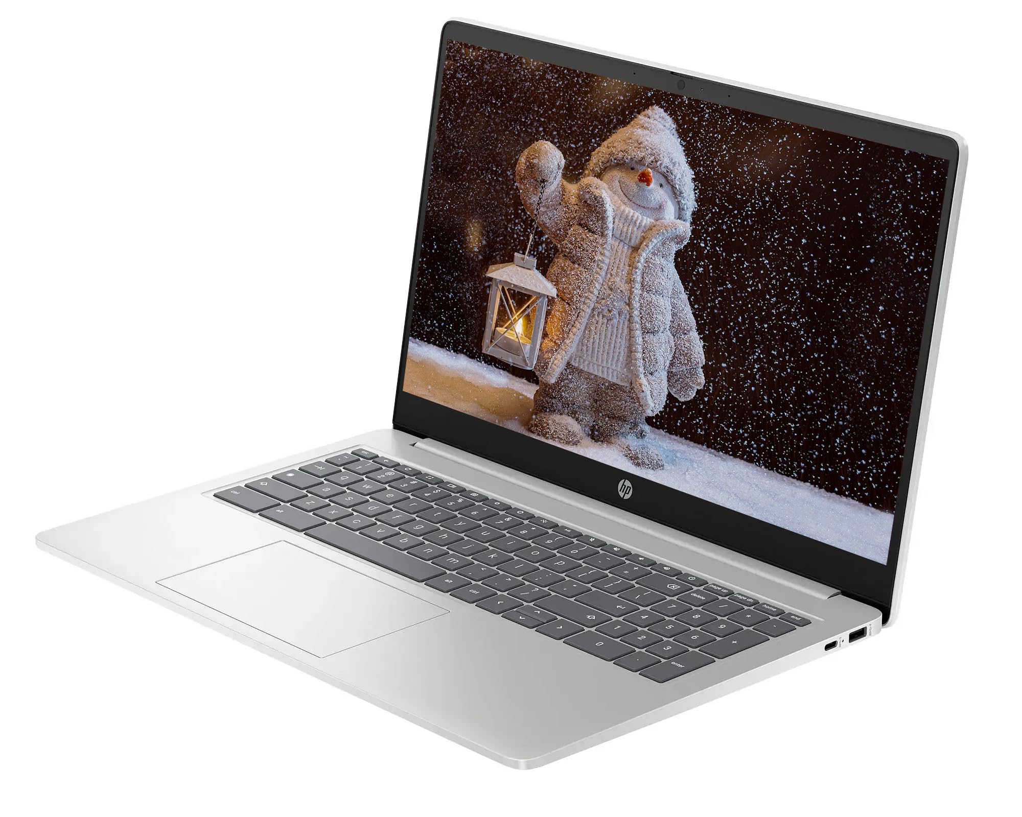 Hp Chromebook With Gemini Ai Chrome Os | 15.6'' Hd Display | 8Gb Lpddr5 Ram | 576Gb(64Gb Ssd+512Gb Card) & 128Gb Portable Ssd| I