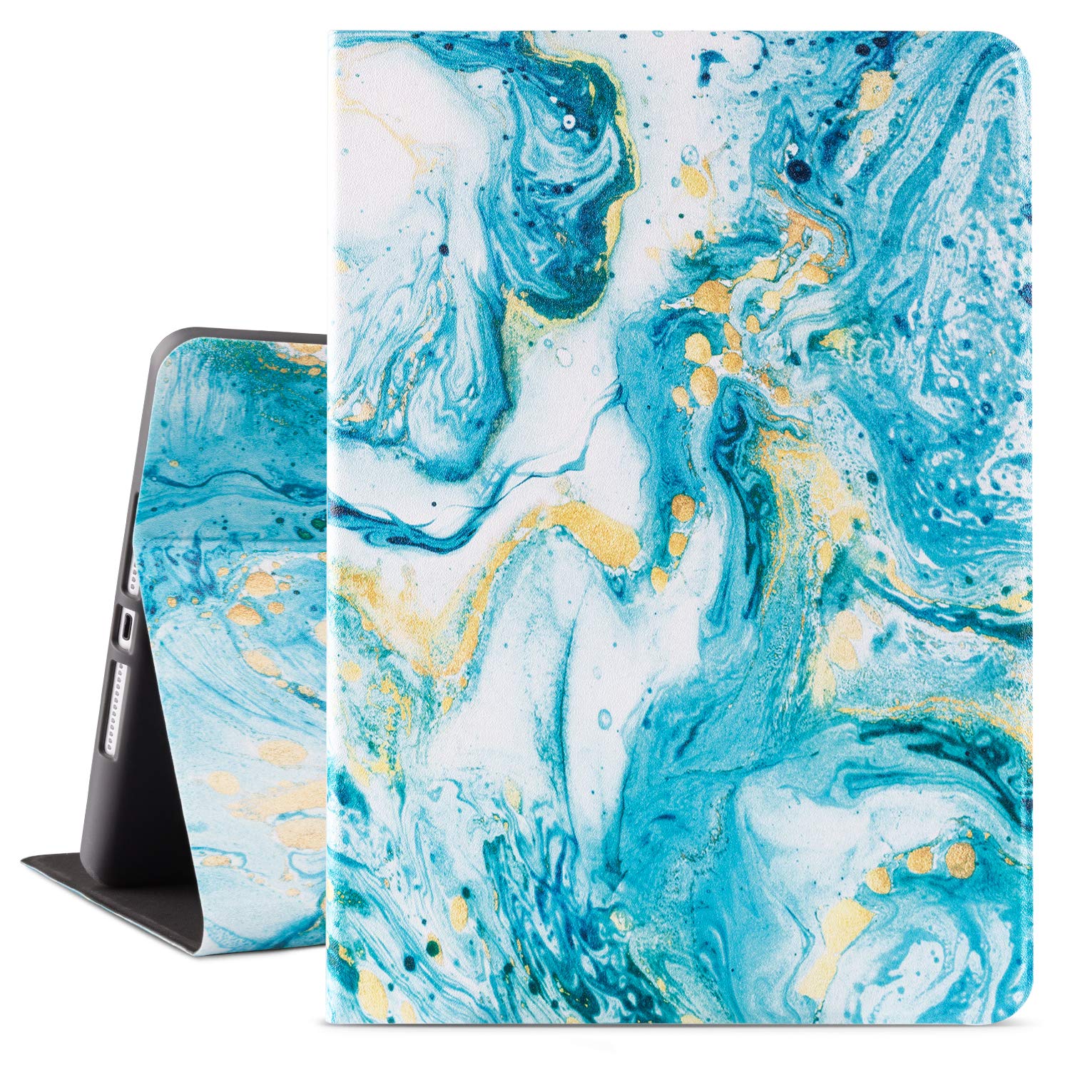 Ipad 10.2 Case 7Th/9Th Generation Cover 2019/2021, Ipad 8Th Generation 2020 Case, Vimorco Protective Leather Case, Adjustable St