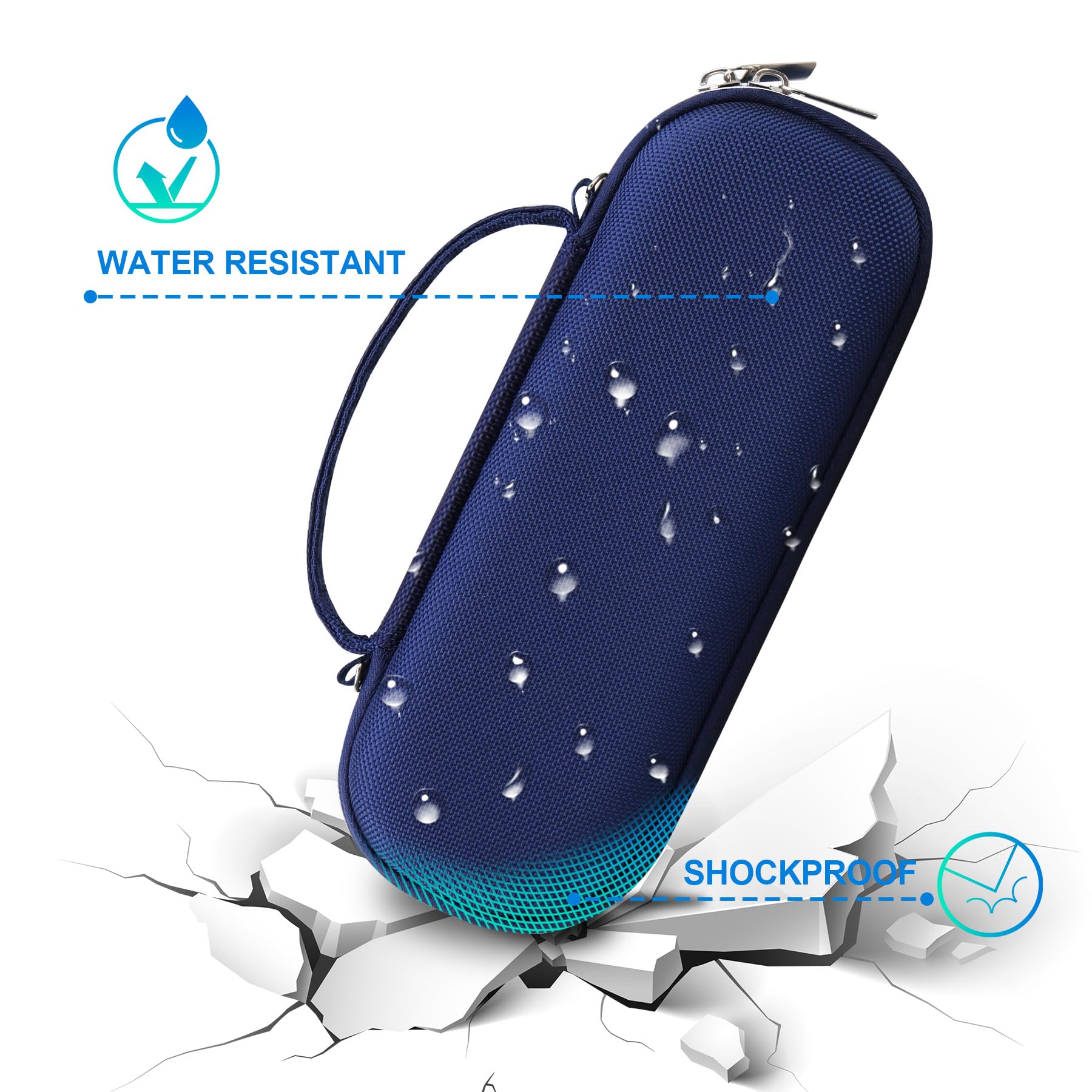 Bovke Carrying Case For Beats Pill - Portable Bluetooth Speaker, New Beats Pill Wireless Speaker Travel Holder Bag With Extra Me