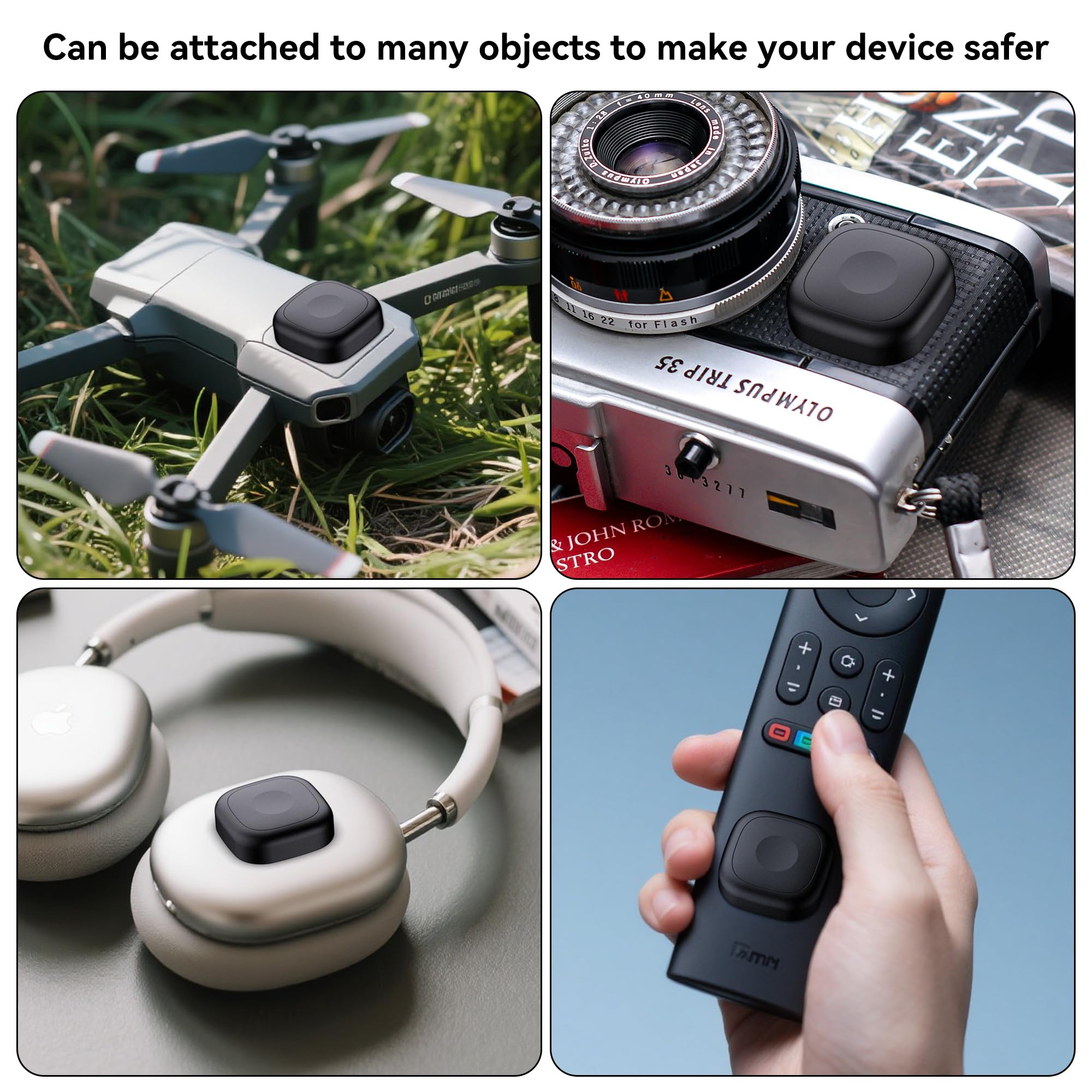 4 Pack For Tile Life360 Mate 2024/2022 Bluetooth Tracker Adhesive Mount, Silicone Waterproof Case With 3M Adhesive Sticker Stick