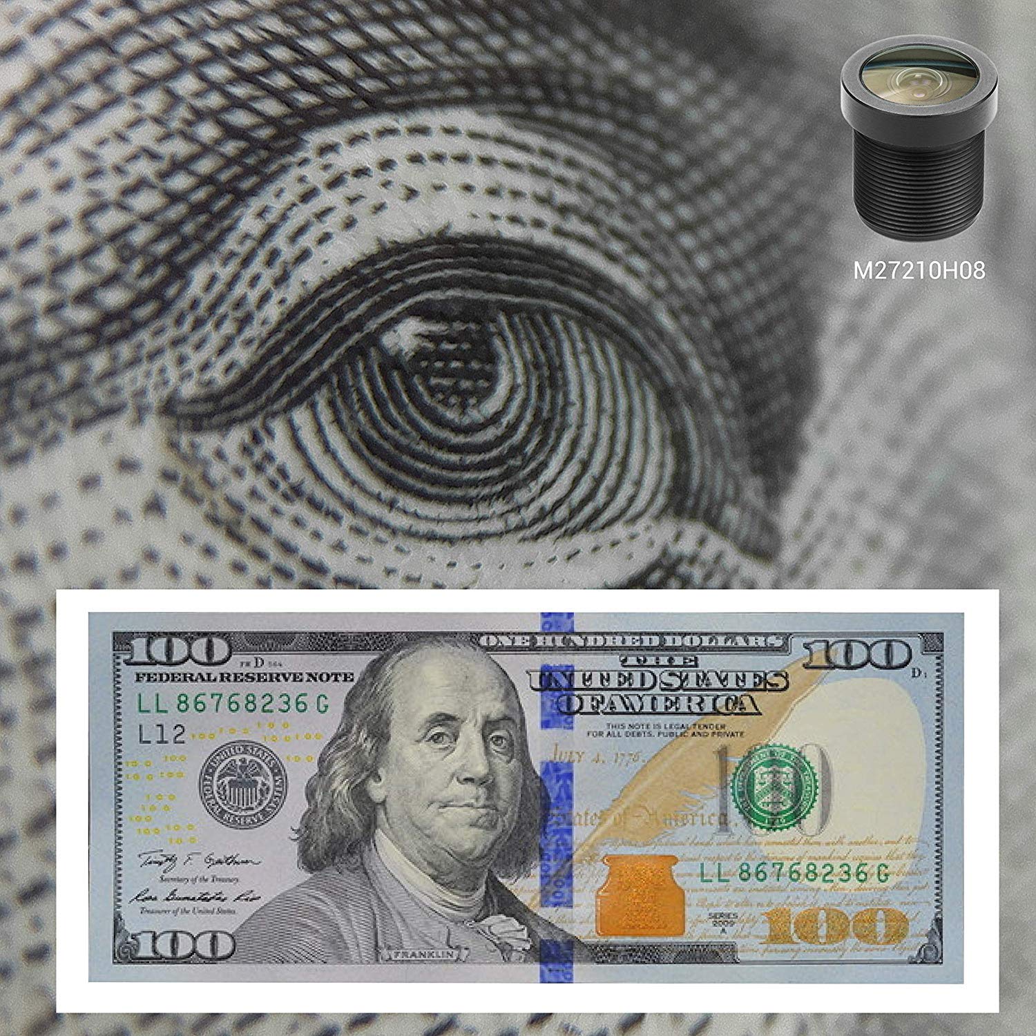 M12 Lens Set, Arducam Lens For Raspberry Pi Camera (1/4'') And Arduino, Telephoto, Macro, Wide Angle, Fisheye Lens Kit (10  200)