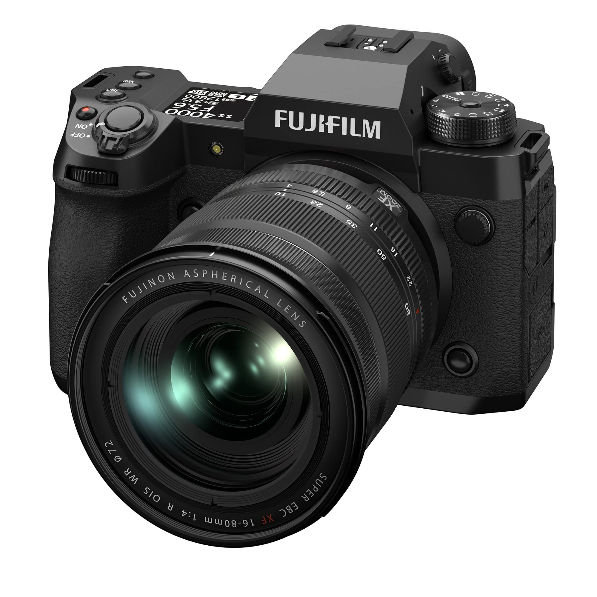 Fujifilm X-H2 Mirrorless Digital Camera Xf16-80Mm Lens Kit - Black