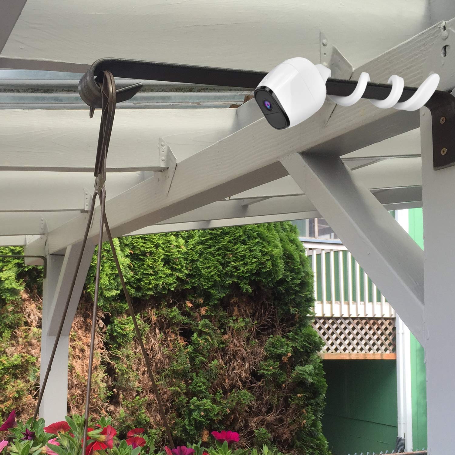 Uogw 2 Pack Flexible Twist Mount For Arlo Pro 4,Arlo Essential Spotlight Camera,Arlo Pro 2,Arlo Ultra,Arlo Pro,Arlo Pro 3,Arlo Go 2,Arlo Wall Mount Bracket,Attach Your Arlo Camera Everywhere White