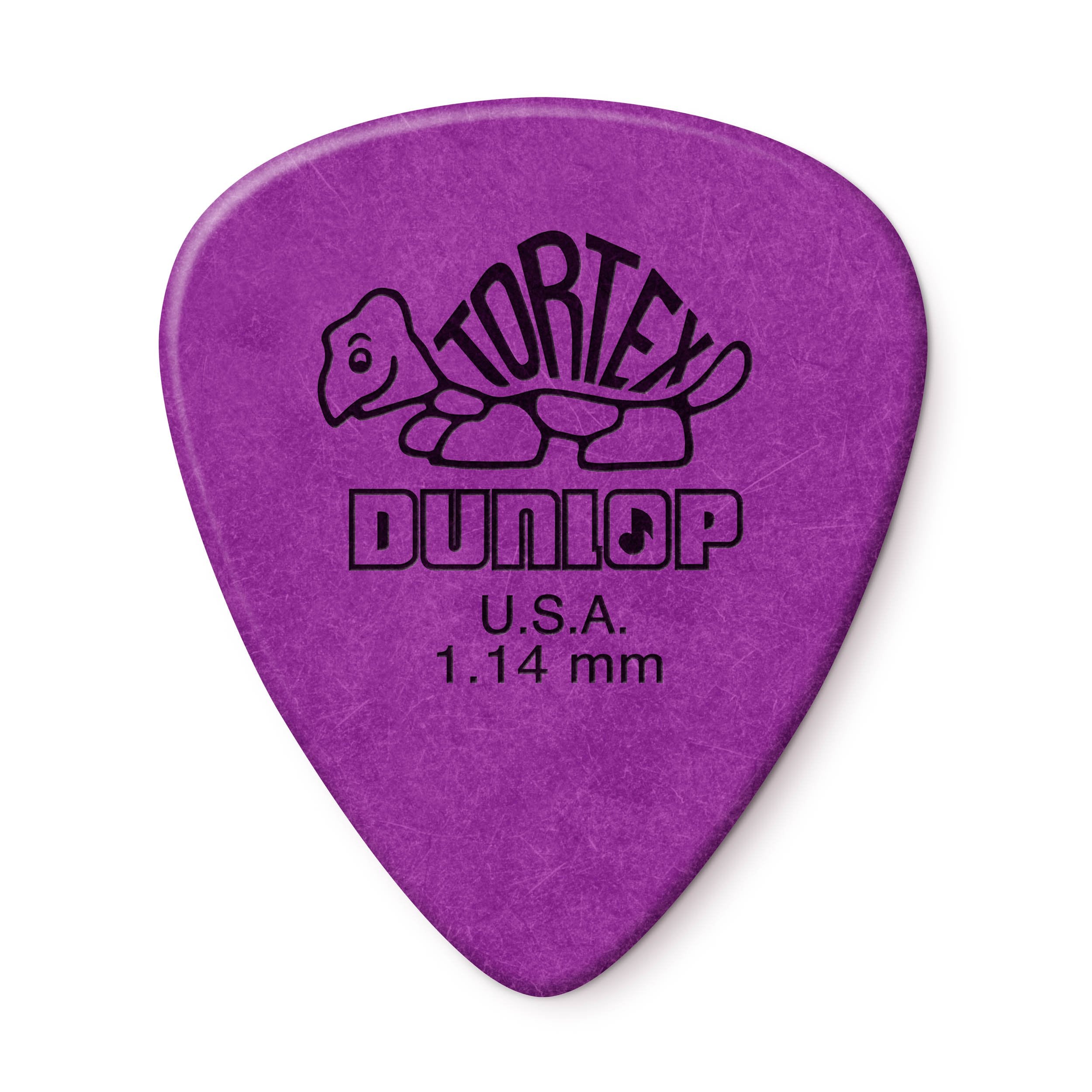 Jim Dunlop Tortex Standard 1.14Mm Purple Guitar Picks 36 Pack (418B1.14)