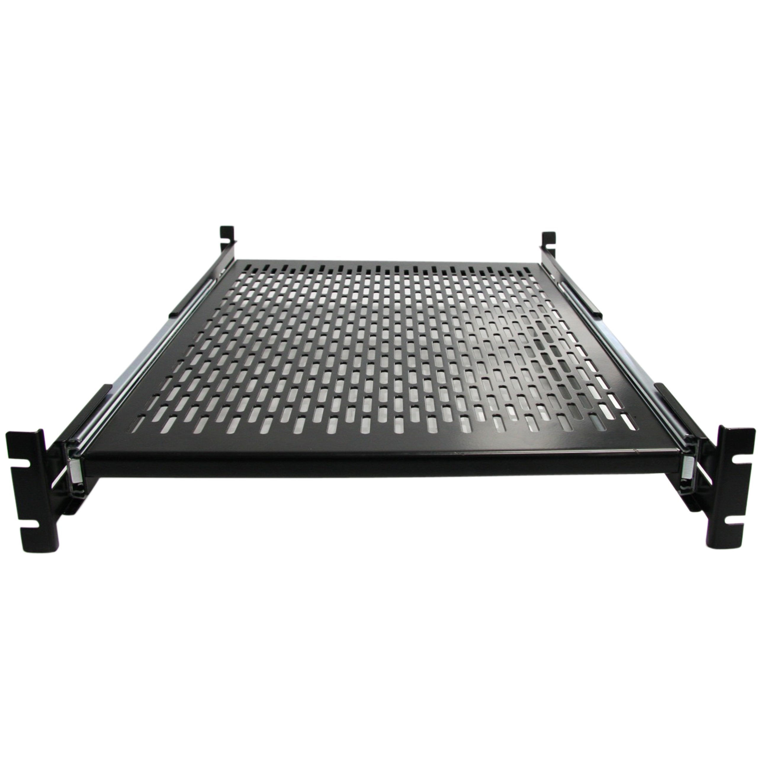 Startech.Com 1U Sliding Server Rack Mount Keyboard Shelf Tray   55Lbs   22'' Deep Steel Pull Out Drawer For 19'' Av, Network Equ