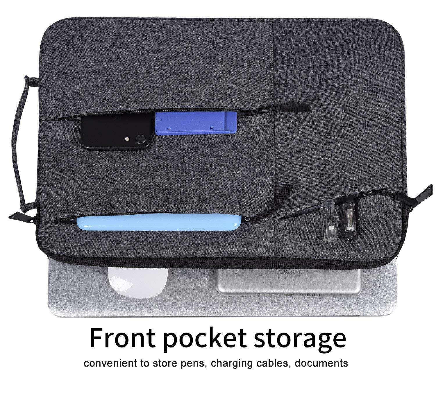 Drawing Tablet Case Carrying Bag With Artist Glove Graphics Tablet Sleeve Protective Bag For Huion H610 Pro, Hs610, Xp Pen Deco