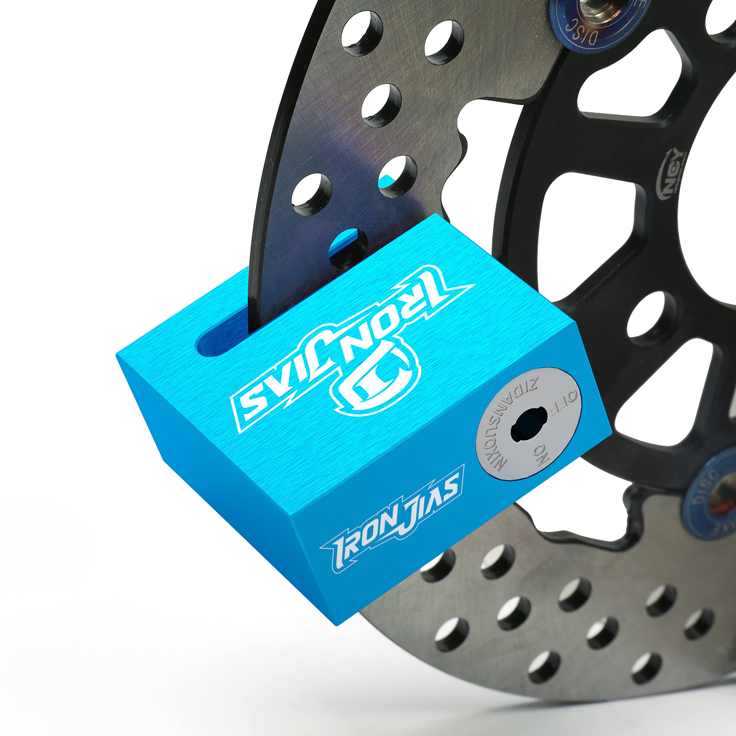 Motorcycle Disc Lock Anti-Theft Wheel Brake Lock Waterproof Alloy With Reminder Cable And 2 Keys, Alarm-Free For Motorbike, E-Sc