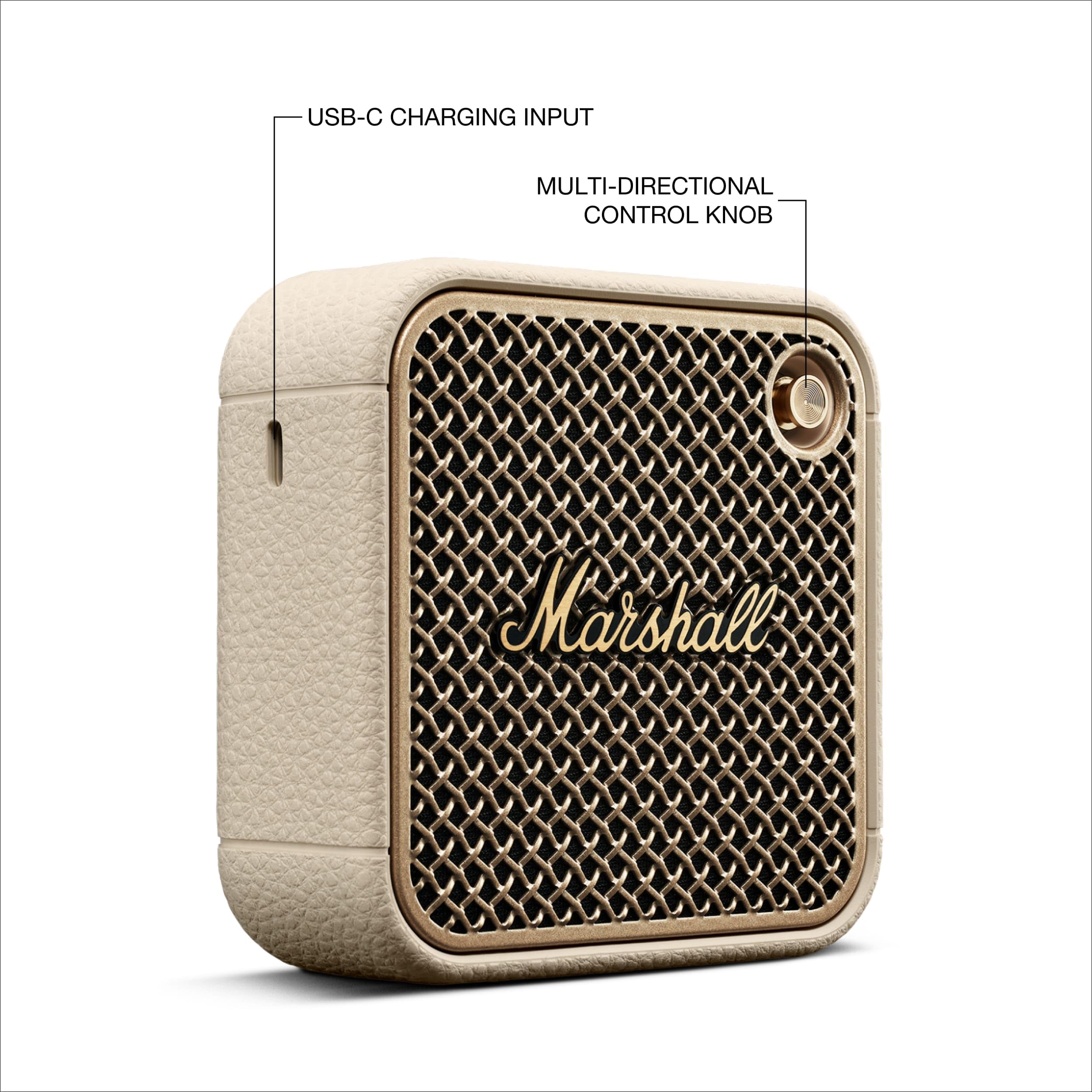 Marshall Willen Ii Bluetooth Portable Speaker - Cream