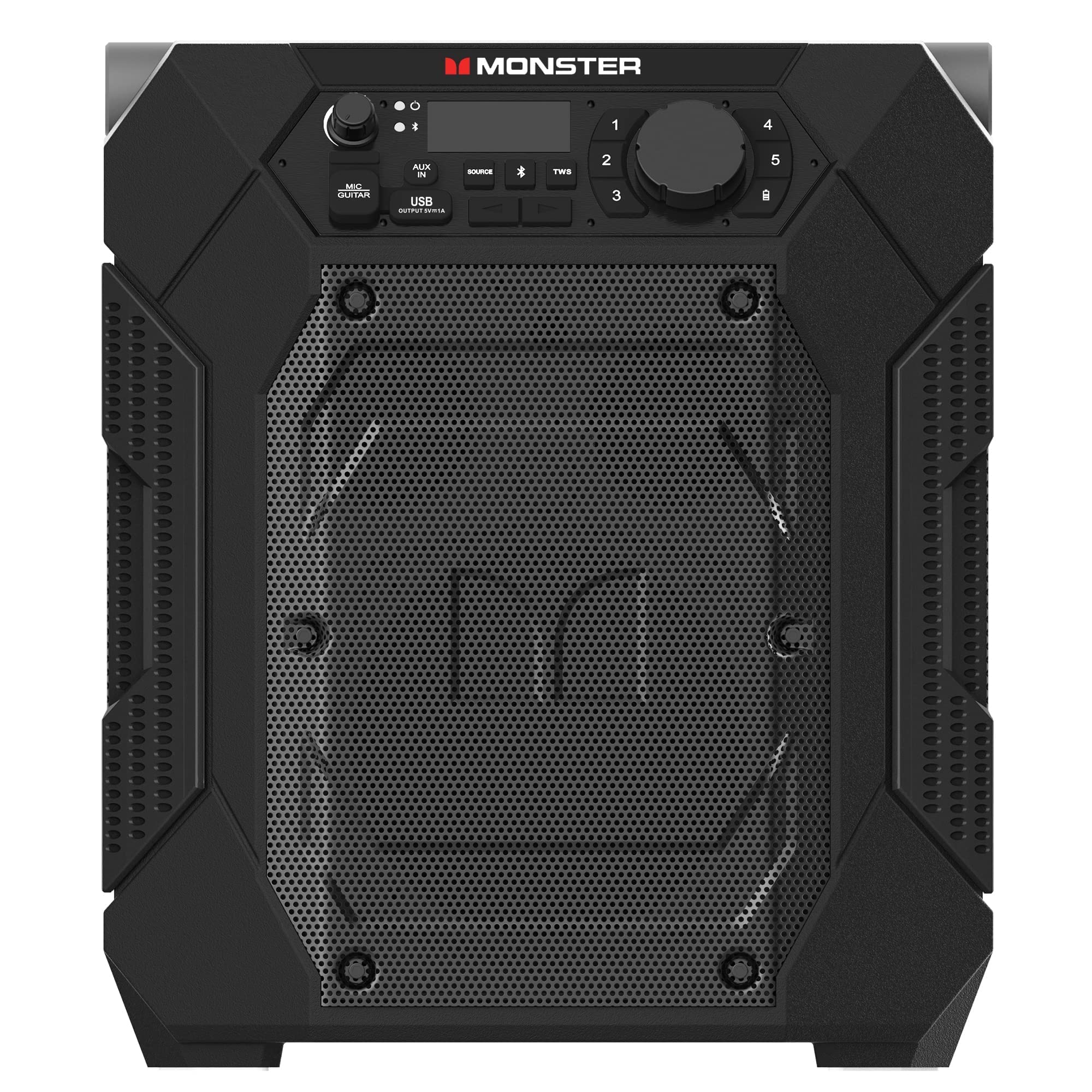 Monster Rocker 270 Sport | Portable Indoor/Outdoor Wireless Speaker, 60 Watts, Up To 24 Hours Playtime, Ipx4 Water Resistant, Co