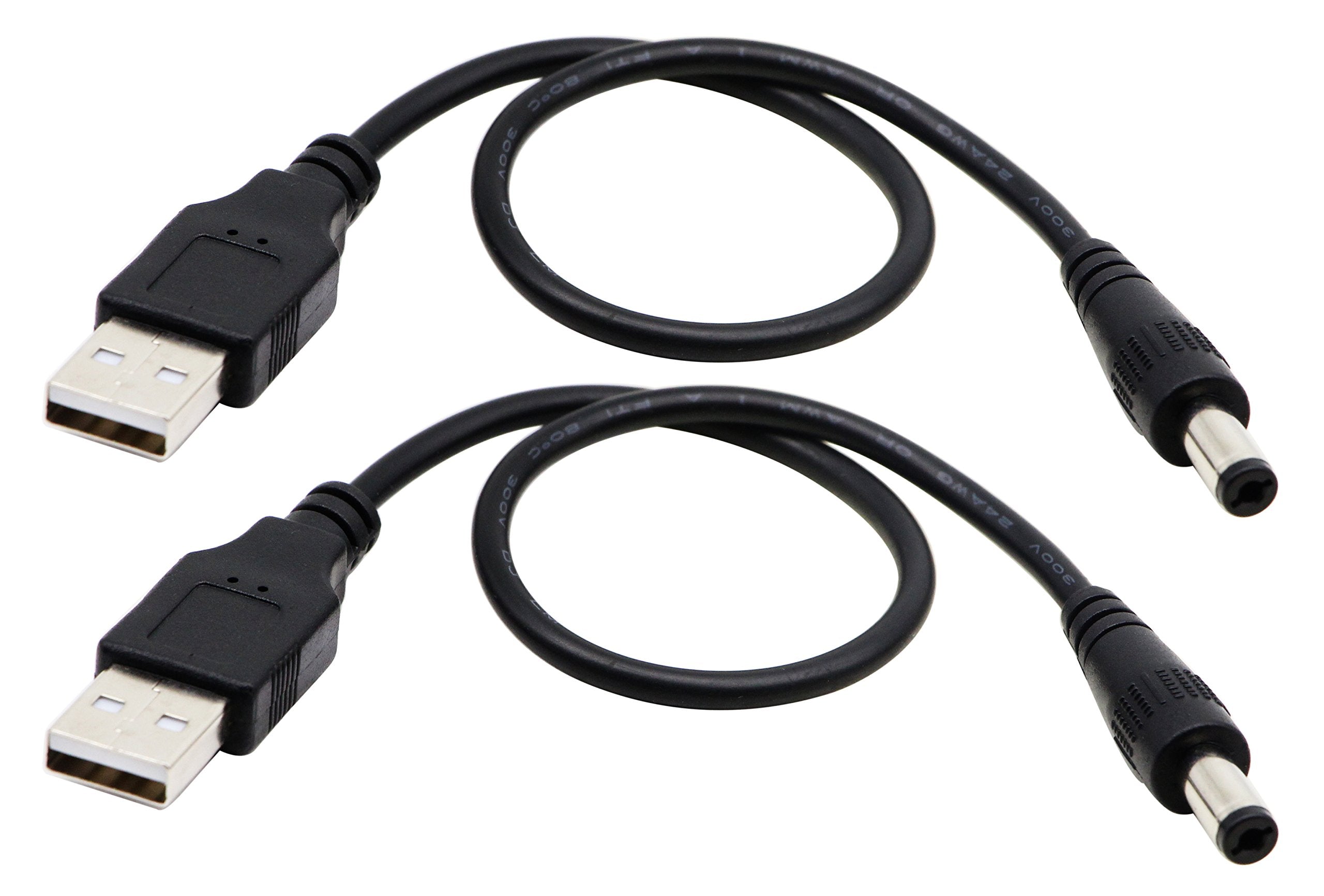 Zdycgtime Usb 2.0 A Male To Dc 5.5X2.1Mm Male Adapter Cable 5 Volt Dc Barrel Power Jack Charging Cable For Tablet, Electronic Do