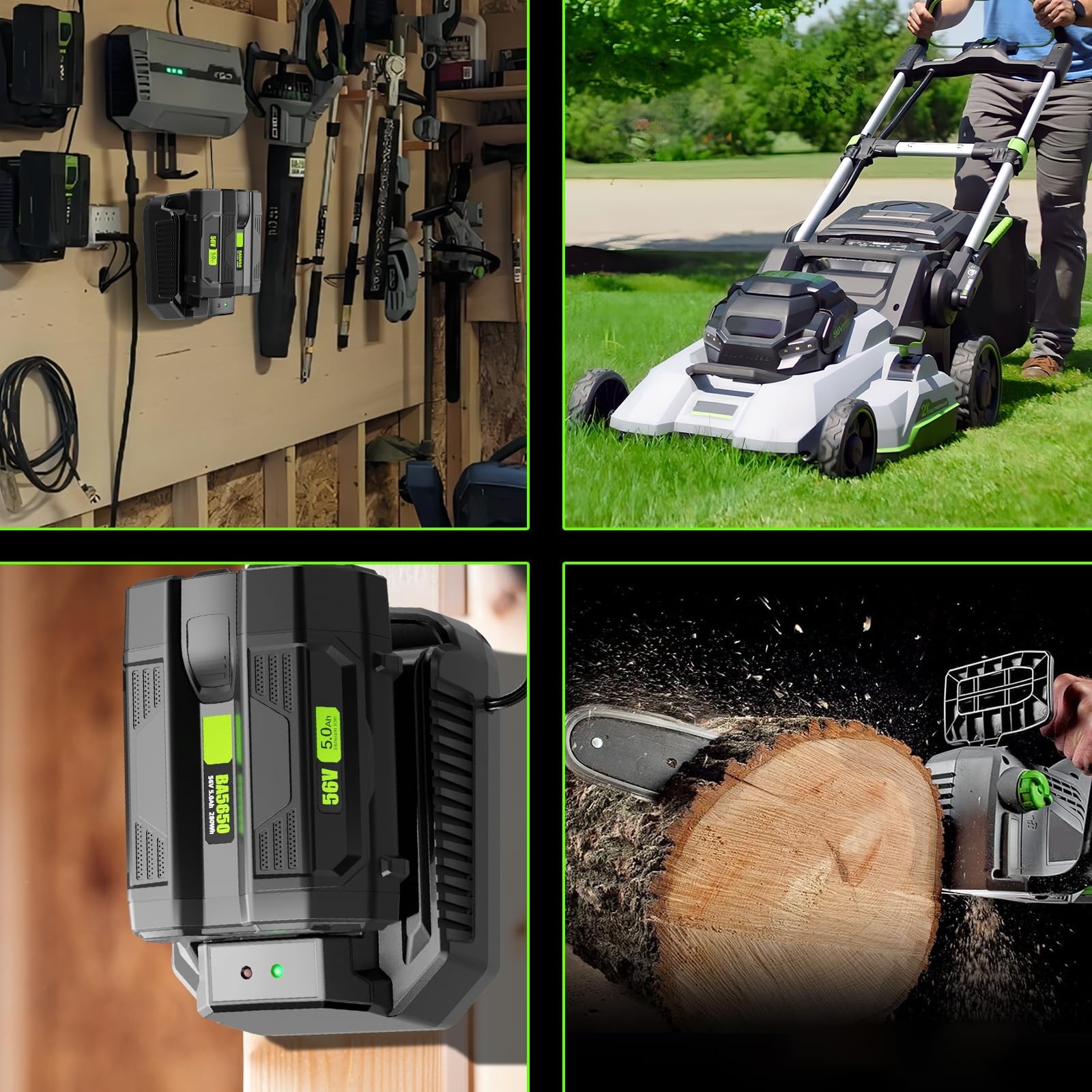 Fast Charging Replacement For Ego 56V Battery Charger Ch2100,Compatible With Ego 56V Batttery Ba2800 Ba4200 Ba1400,For Ego Power