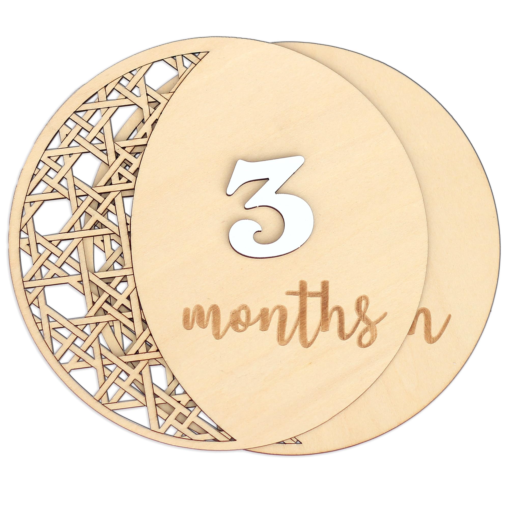 Baby Monthly Milestone, Wooden Baby Milestone Signs, Monthly Milestone Wood Discs, Baby Milestone Discs, Baby Photo Props Cards