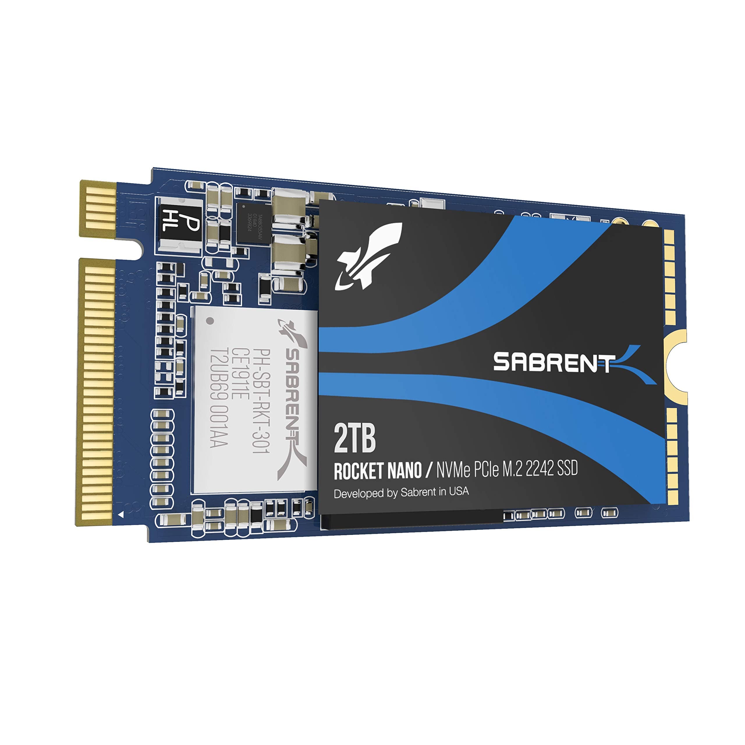 Sabrent 2Tb Rocket Nvme Pcie M2 2242 Dram Less Low Power Internal High Performance Ssd (Sb 1342 2Tb)