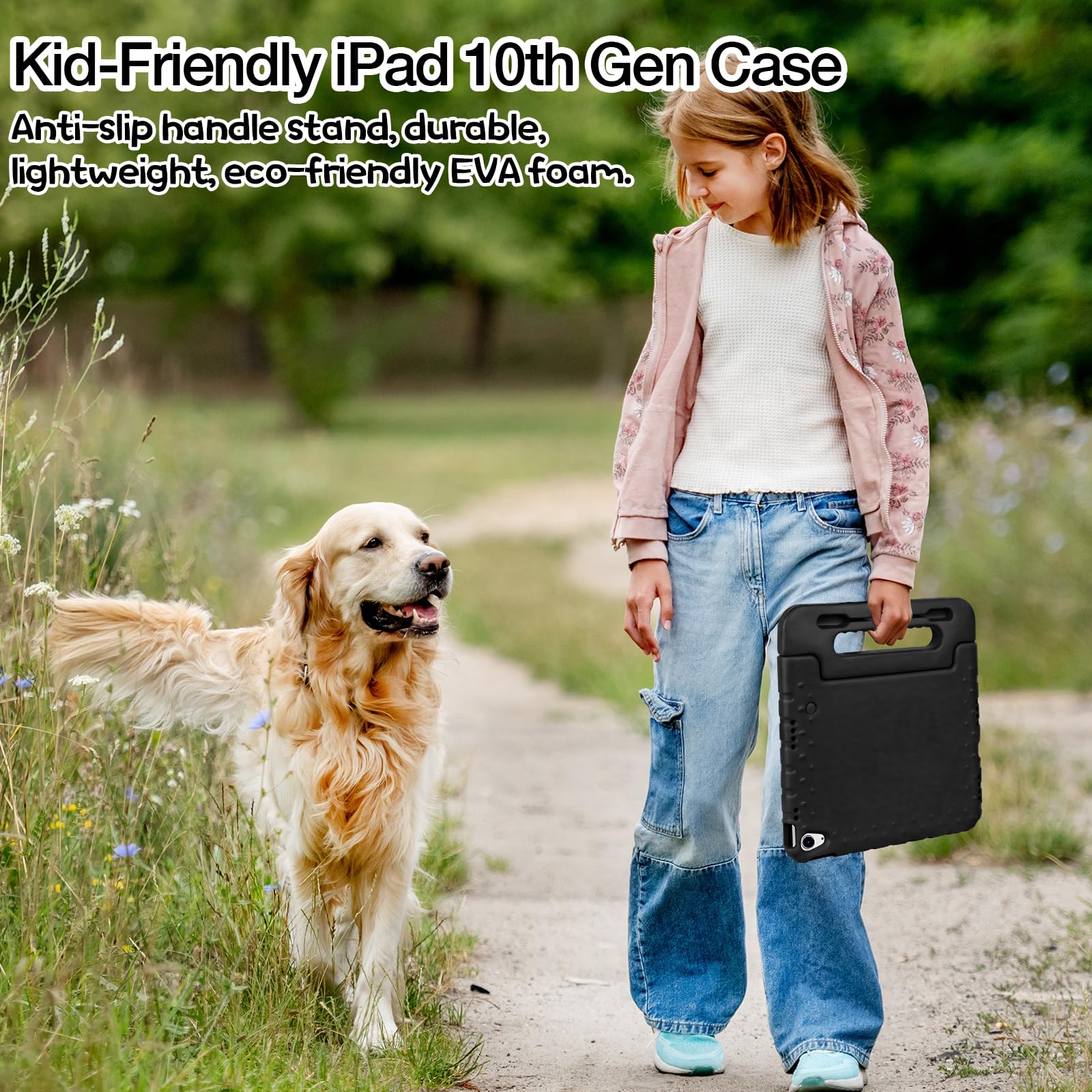 Billisgova Case For Ipad 10Th Generation 10.9 Inch 2022 Super Protection Kids Ipad 10Th Gen Case With Pencil Holder Practical Ha