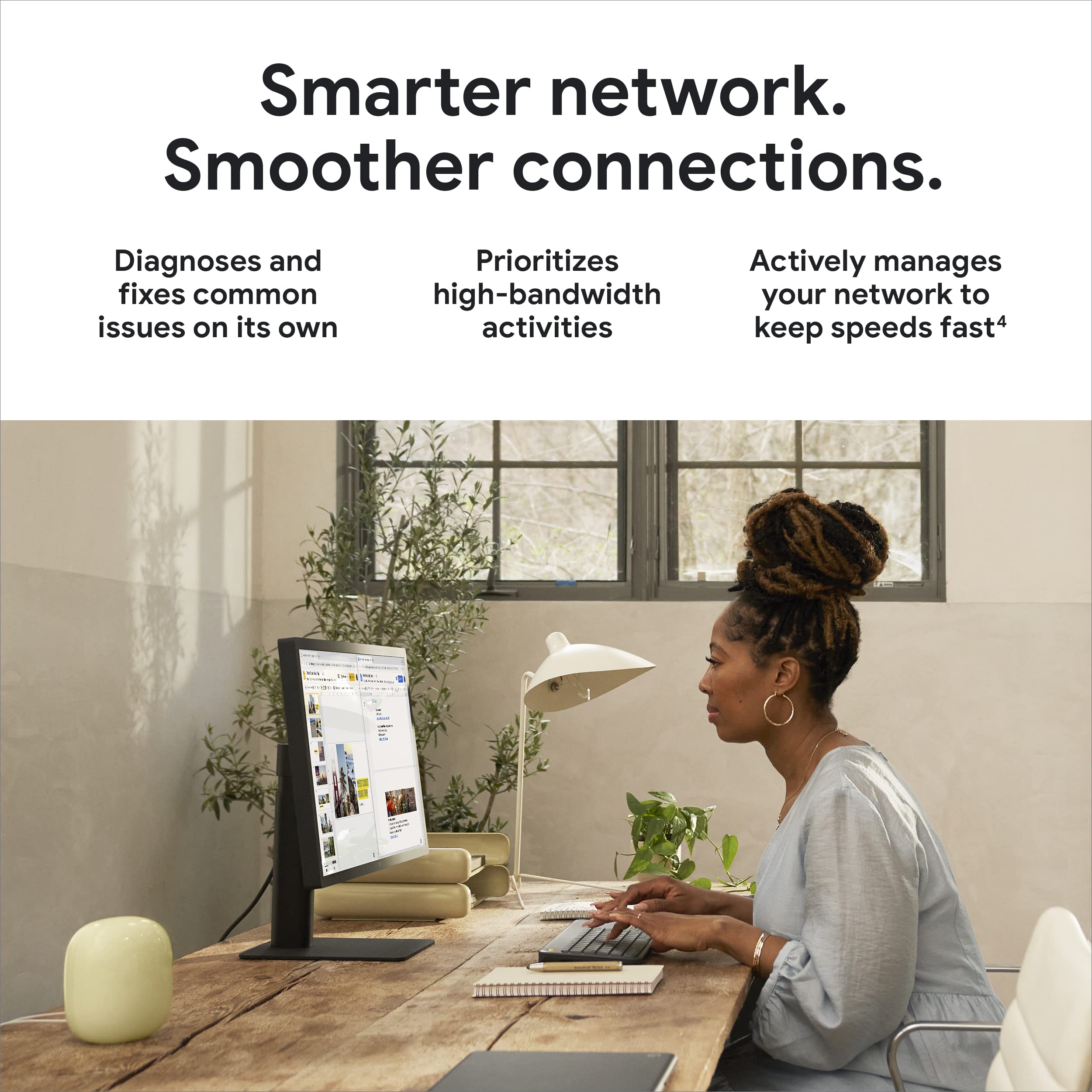 Google Nest Wifi Pro   Wi Fi 6E   Reliable Home Wi Fi System With Fast Speed And Whole Home Coverage   Mesh Router   Lemongrass