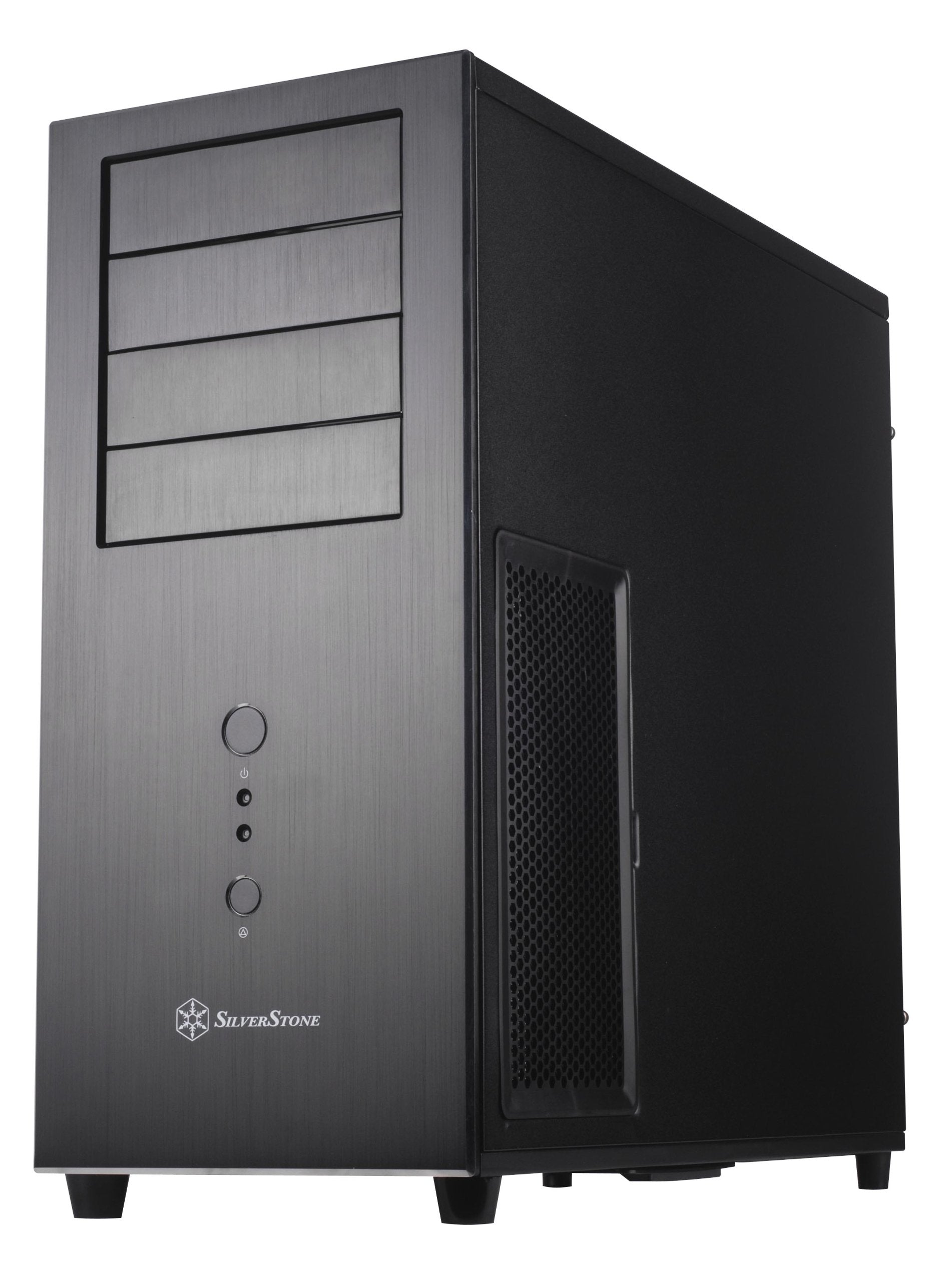 Black, 2X Usb3.0, All Aluminum Case, Mid Tower , 4*5.25'',   9*3.5''Hdd, 6*2.5'', With Hdd Cooler And Power Cable, Alu Panel Ste