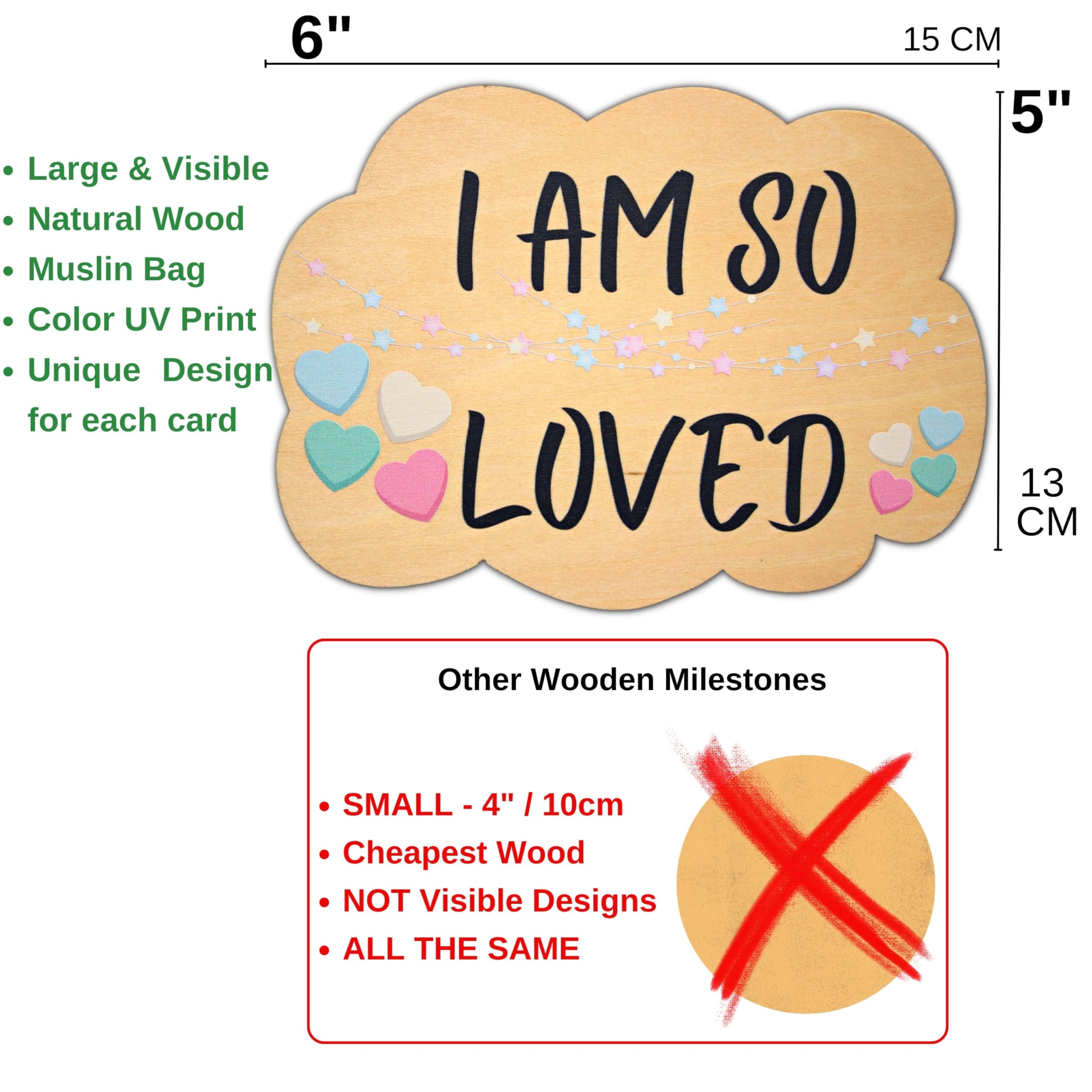 Heart'S Sign 14 Designs Xl Monthly Baby Milestone Cards | Newborn Gift Set | Baby Monthly Milestones