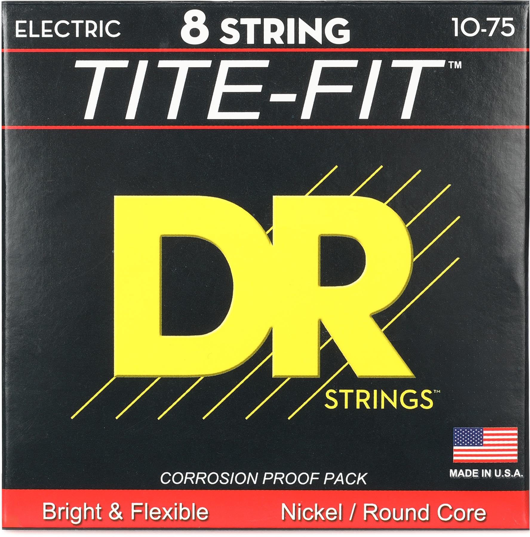 DR Strings TITE FIT Electric Guitar Strings (TF8-10)