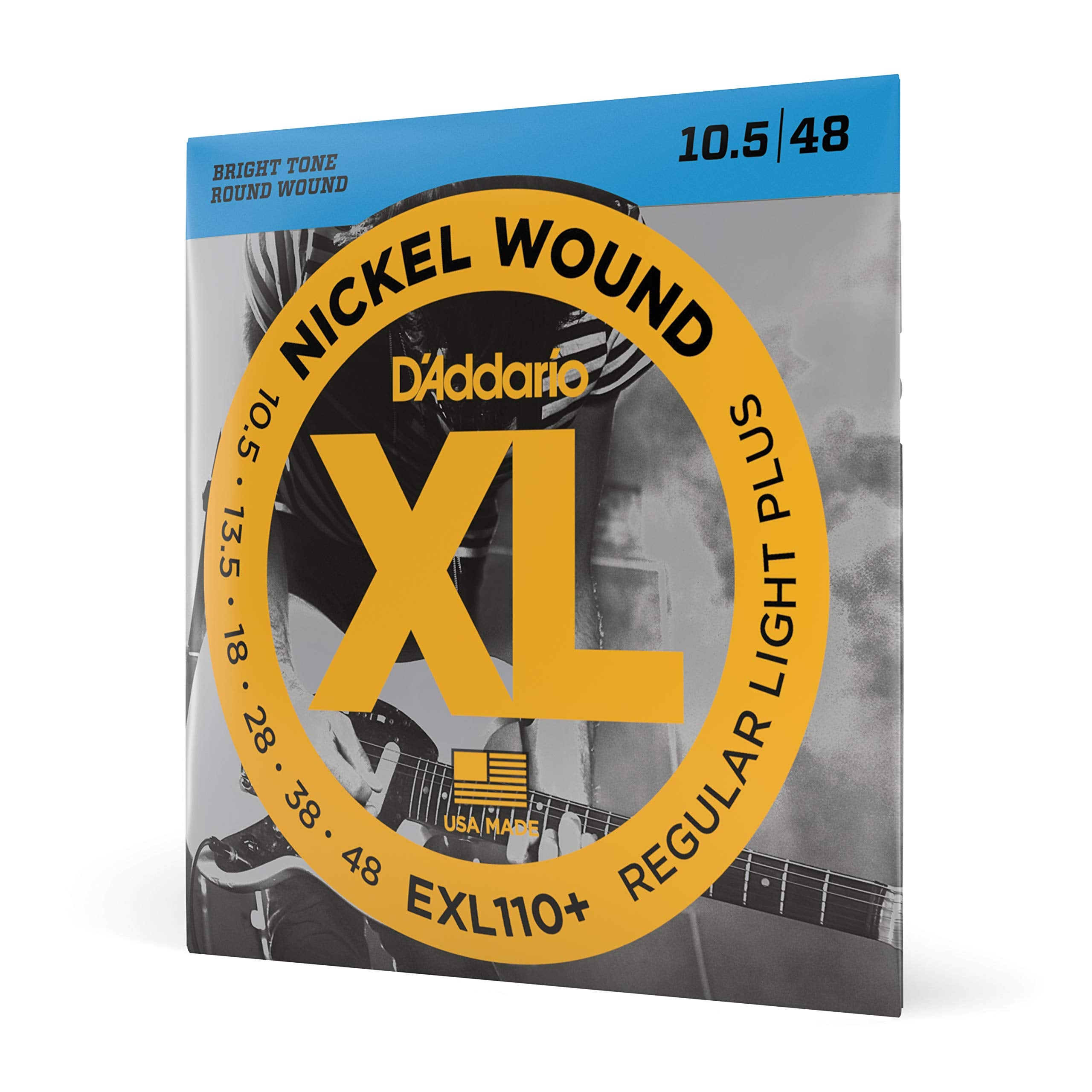 D'Addario Guitar Strings   Xl Nickel Electric Guitar Strings   Exl110+   Perfect Intonation, Consistent Feel, Reliable Durabilit
