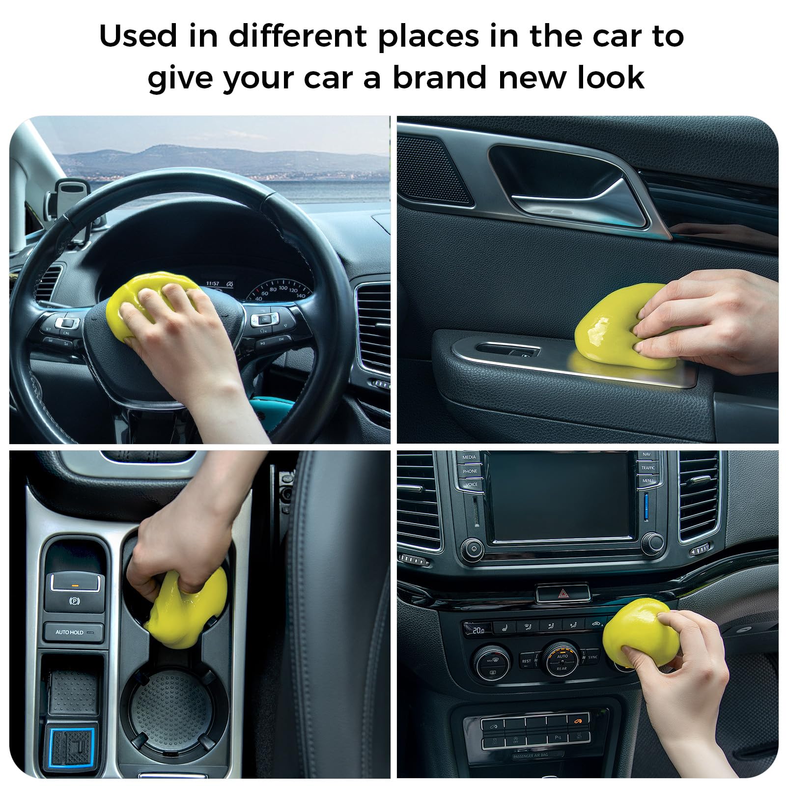 Colorcoral Cleaning Gel Universal Dust Cleaner For Pc Keyboard Cleaning Car Detailing Laptop Dusting Home And Office Electronics