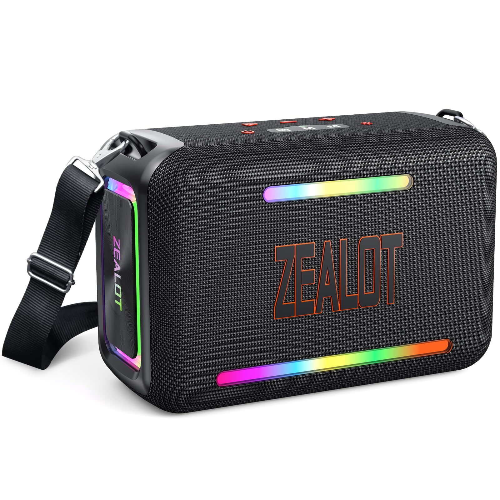 ZEALOT 120W RMS(150W Peak) Bluetooth Speaker, Portable Wireless Speakers IPX6 Waterproof Loud Bluetooth Subwoofer Speaker with L