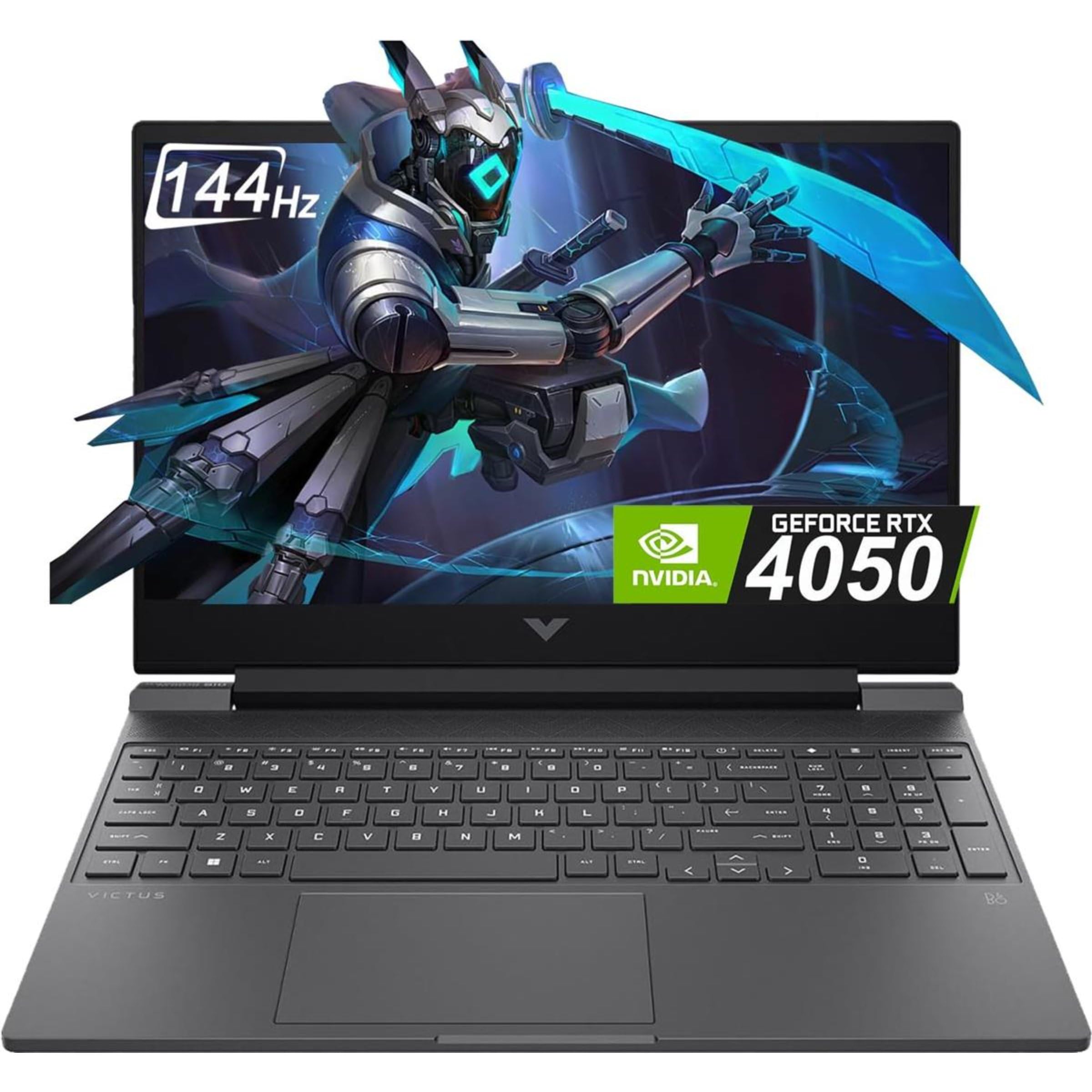 Hp Victus 15.6 Inch Fhd 144Hz Gaming Laptop Intel Core I5 13420H Nvidia Geforce Rtx 4050 6Gb   16Gb Ddr4 512Gb Ssd Mica Silver (