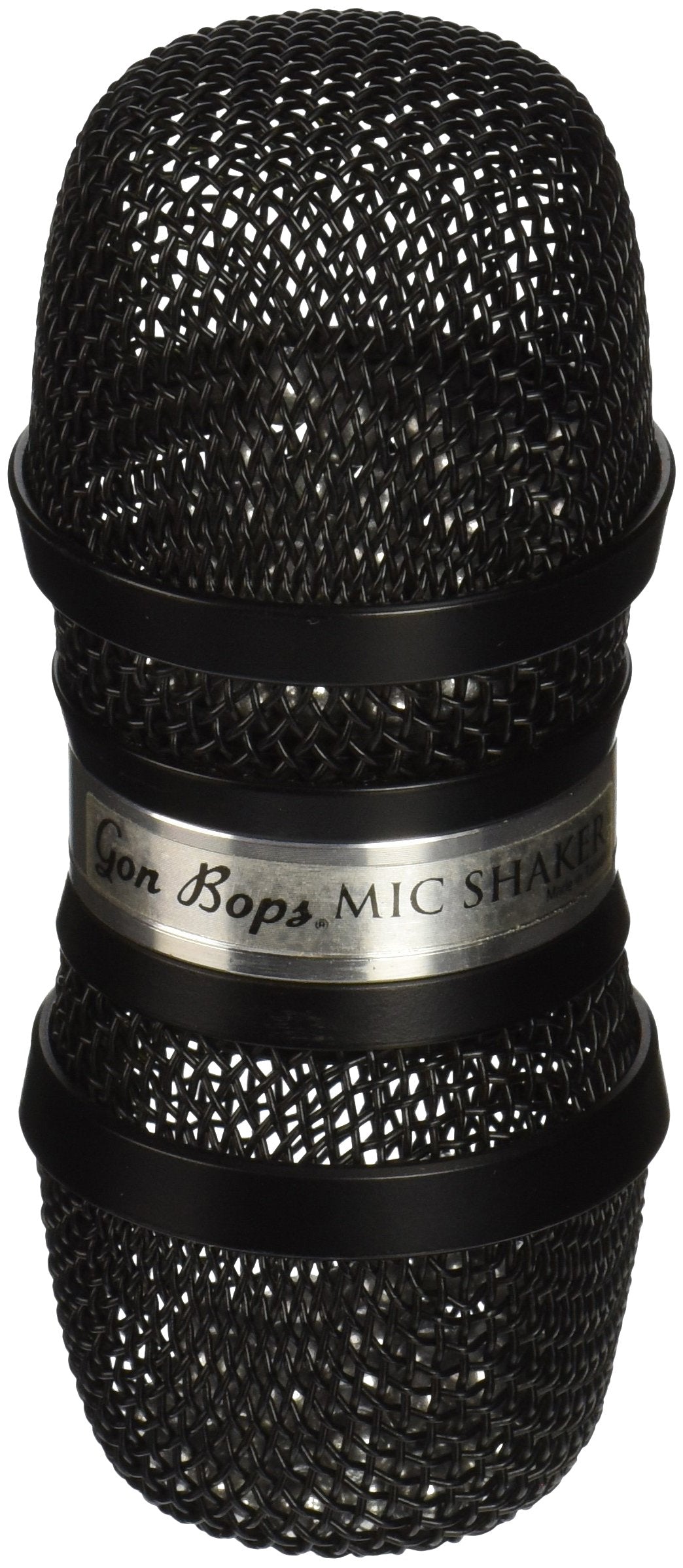 Gon Bops Mic Shaker, Black, Aluminium Balls