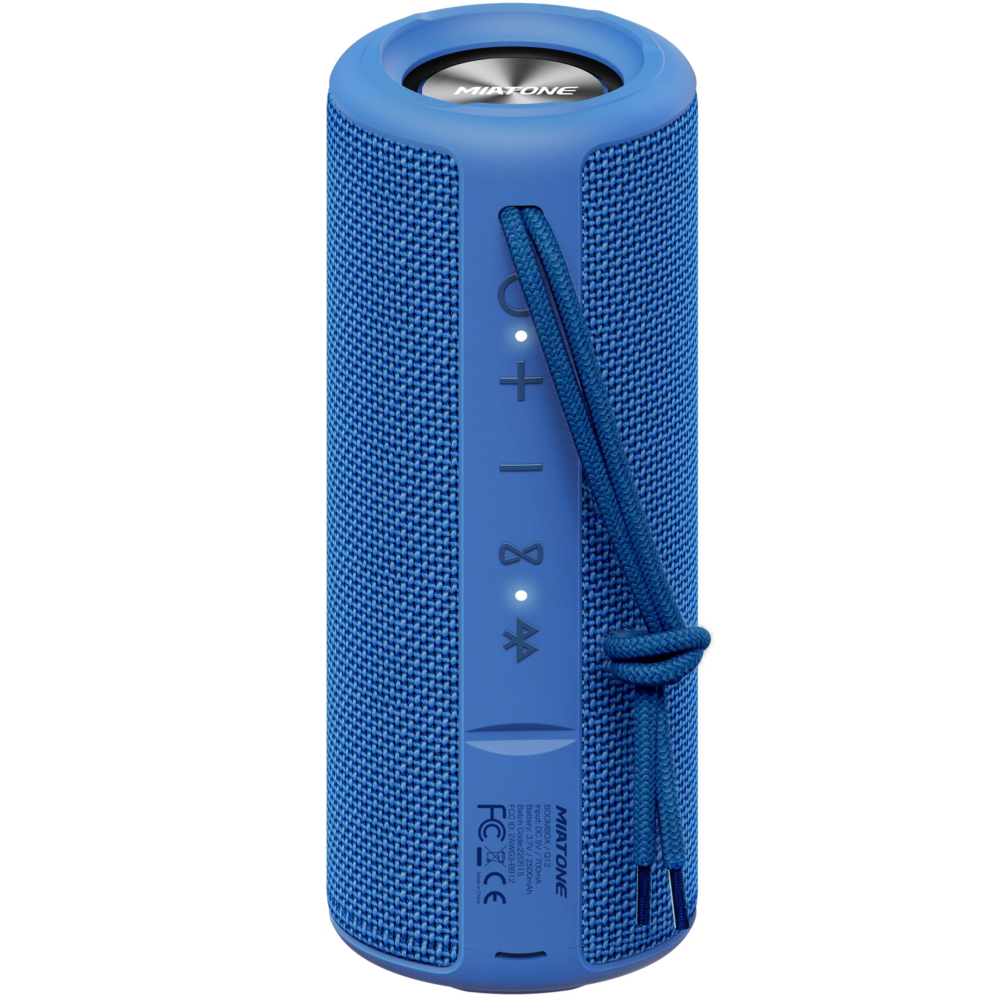Miatone Outdoor Portable Bluetooth Speakers Wireless Speaker Waterproof   Blue