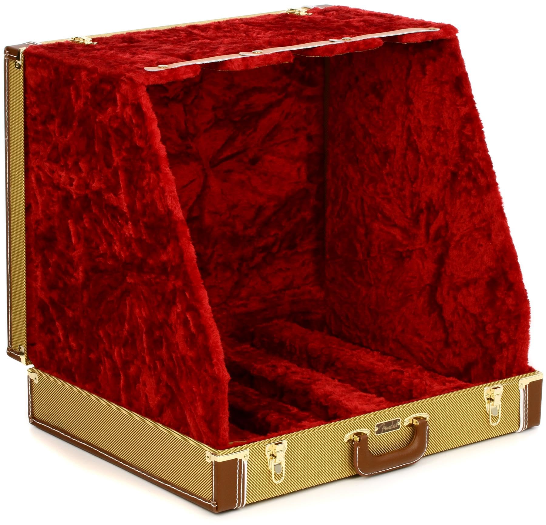 Fender Classic Series Case Stand, 3 Guitar, Tweed