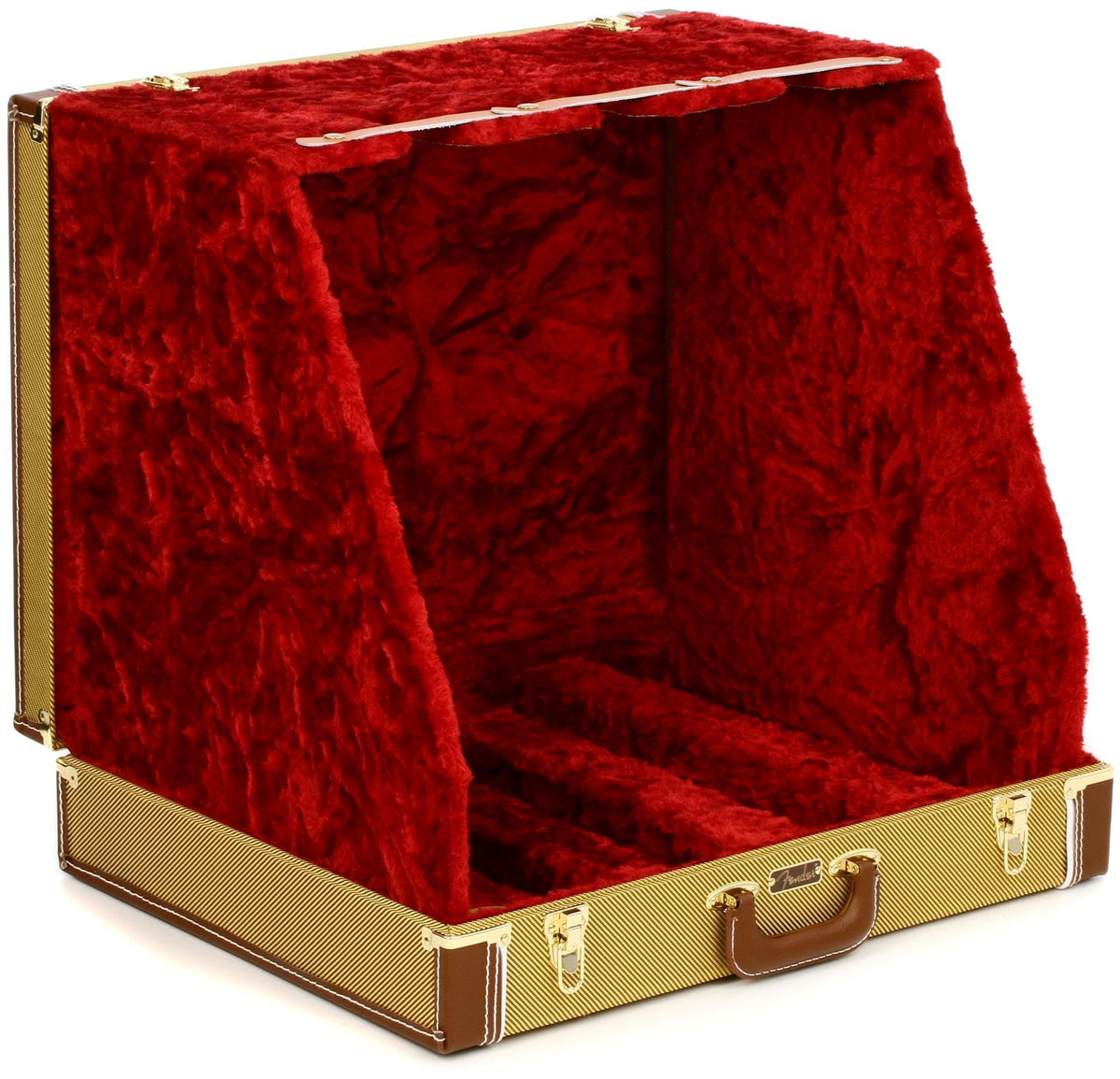 Fender Classic Series Case Stand, 3 Guitar, Tweed