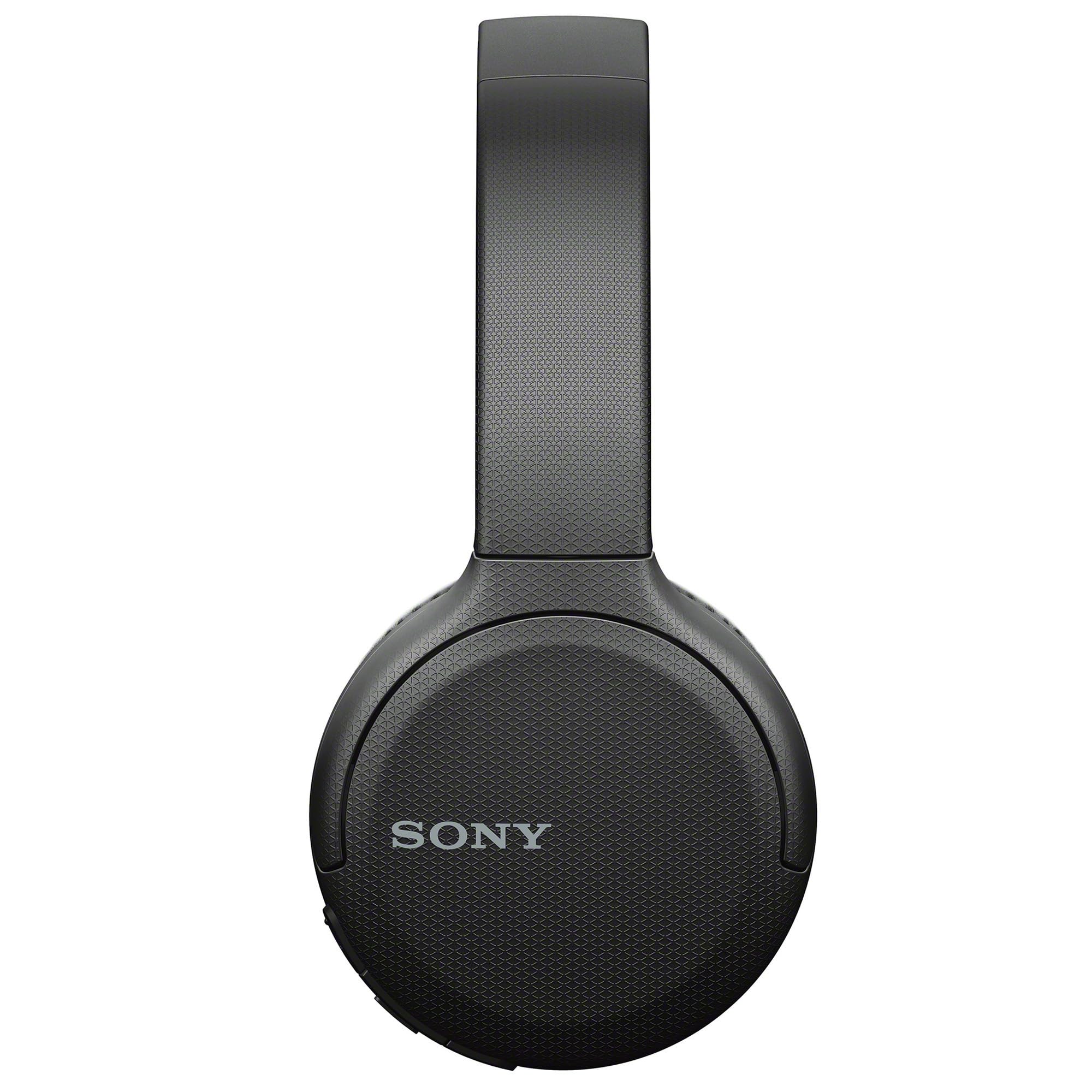 Sony Wh Ch510 Wireless On Ear Headphones, Black (Whch510/B) With Knox Gear Hard Shell Case Bundle (2 Items)