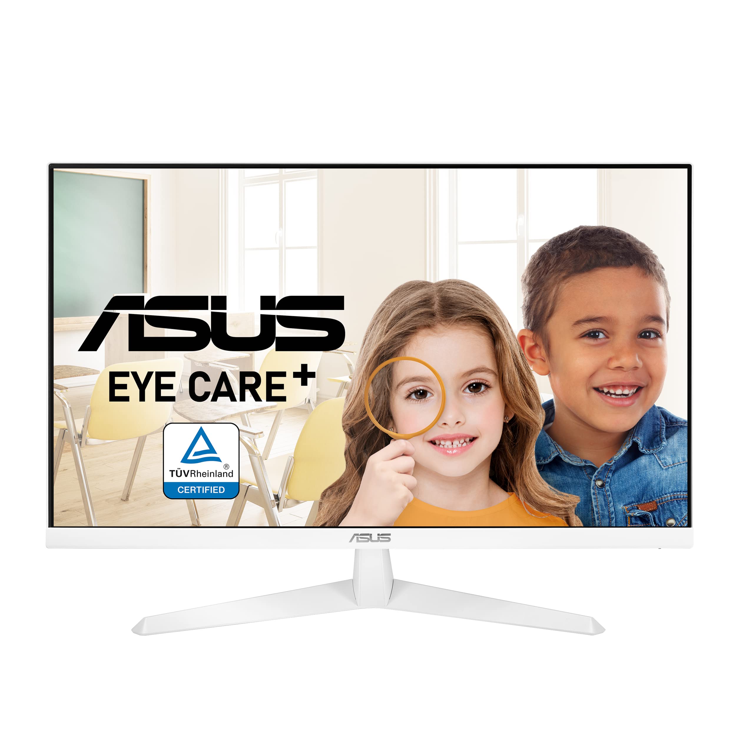 Asus Vy279He W 27    1080P Monitor   White, Full Hd, 75Hz, Ips, Adaptive Sync/Freesync, Eye Care Plus, Color Augmentation, Rest 