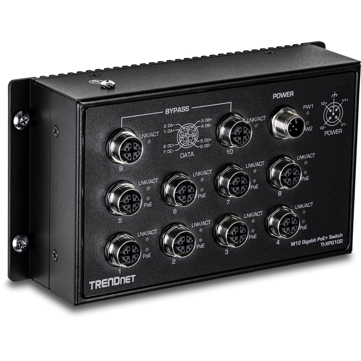 10 Port Ind Poe Switch