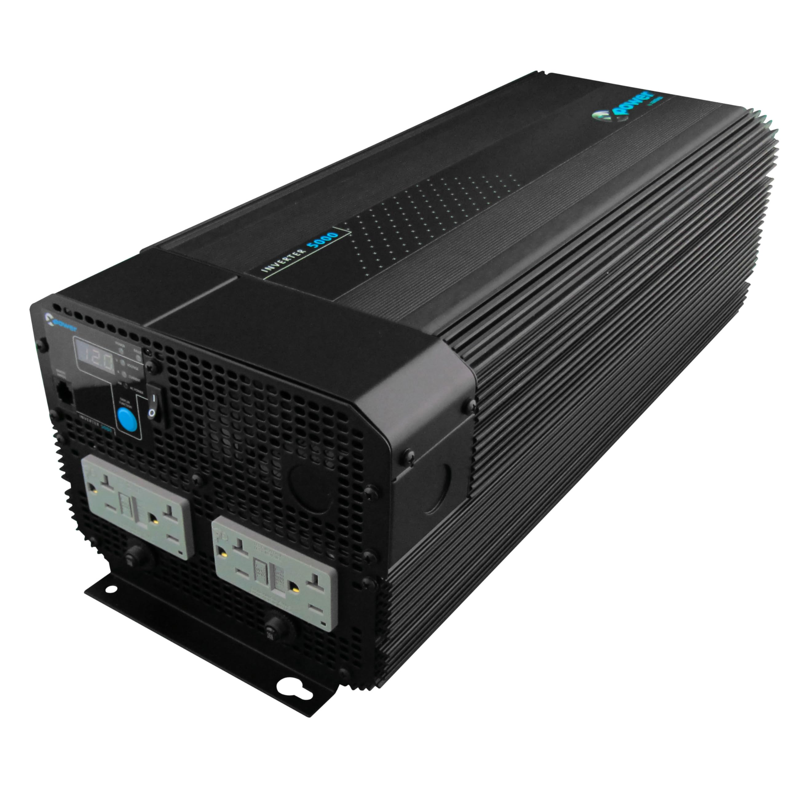Xantrex 813 5000 Ul Xpower 5000 12V High Power Inverter, 4000W Max Continuous Power, 10000W Peak Surge Capacity Peak, Four Gfci